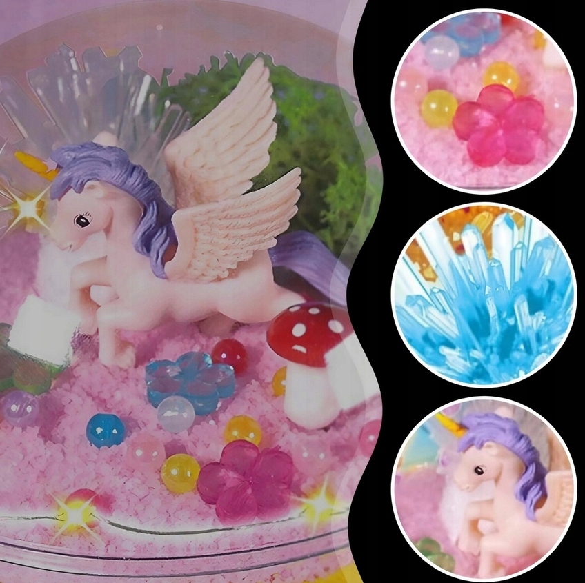 Para Toys vienarogio kristalų terrariumas DIY vaikams