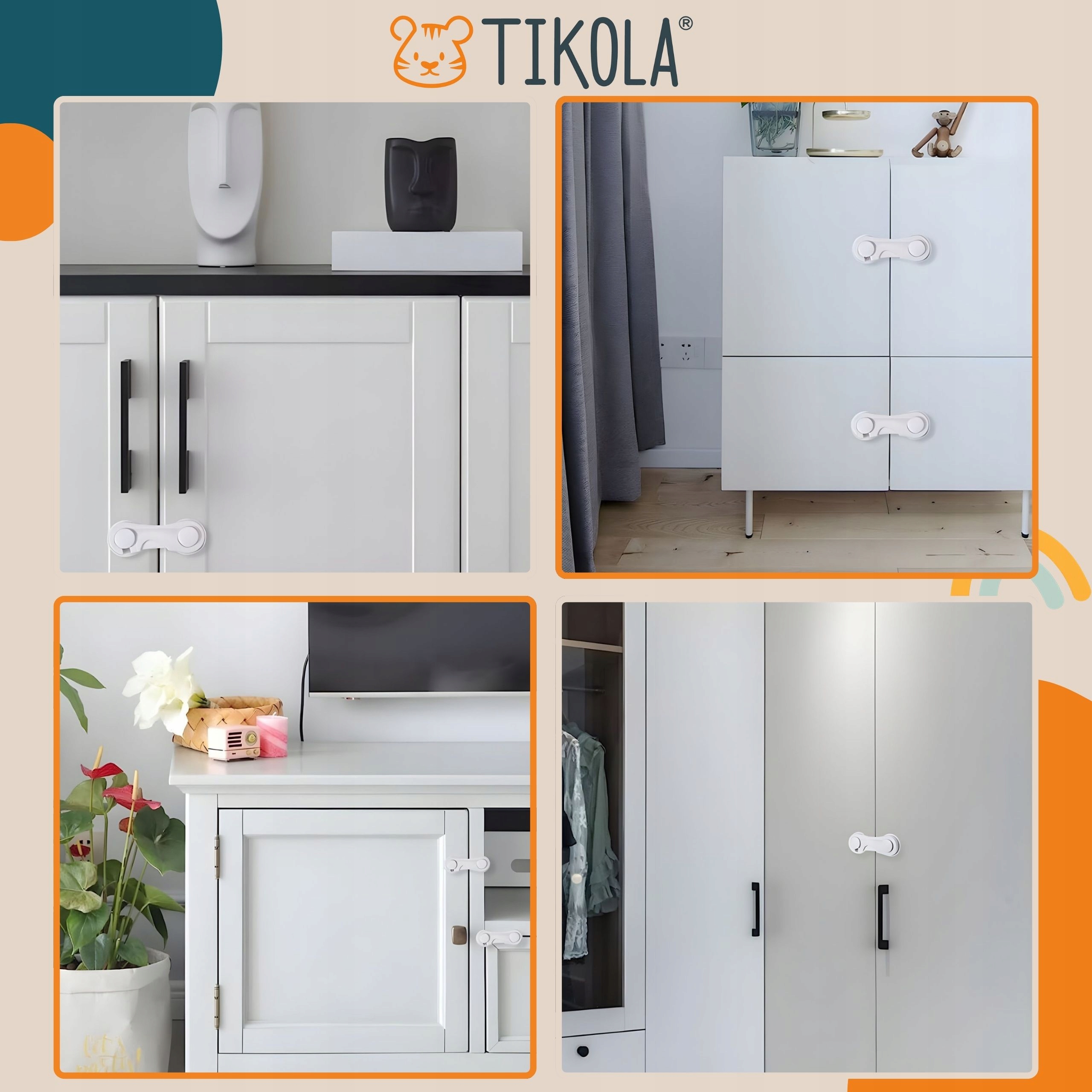 Tikola šafų užraktai ir spintos dūrų saugikliai