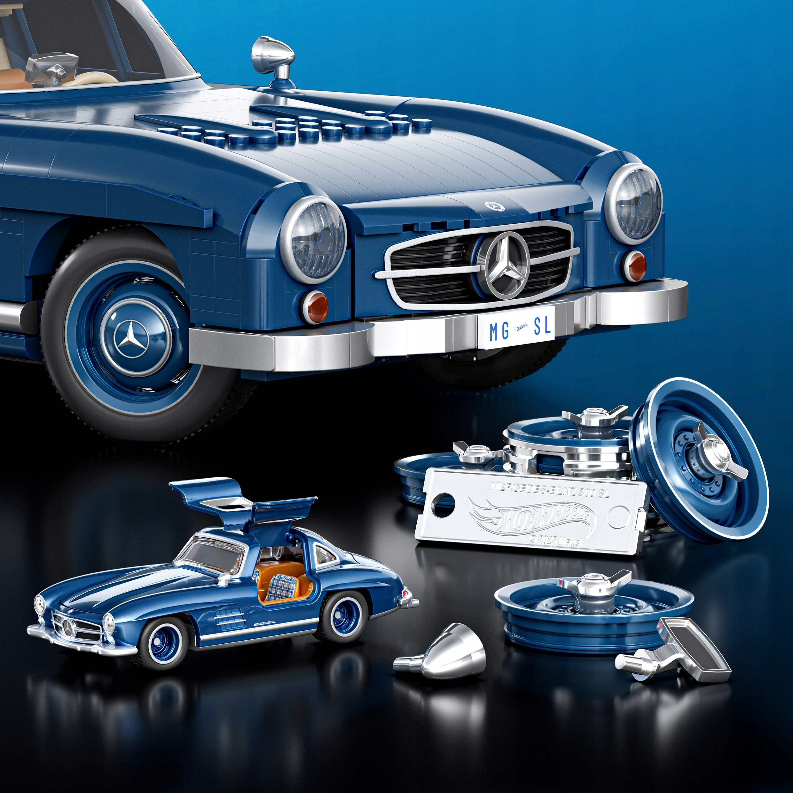 Mattel Hot Wheels Mercedes-Benz 300 SL HWW25