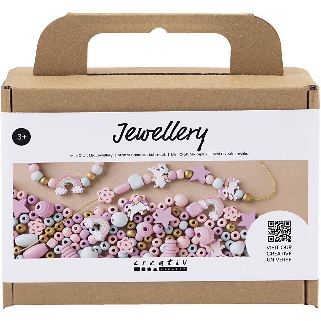 Creativ pastelinių spalvų bižuterijos rinkinys