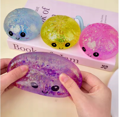Koldūnai purūs antistresiniai blizgučiai Koldūnai DIDELIS XL 10 cm