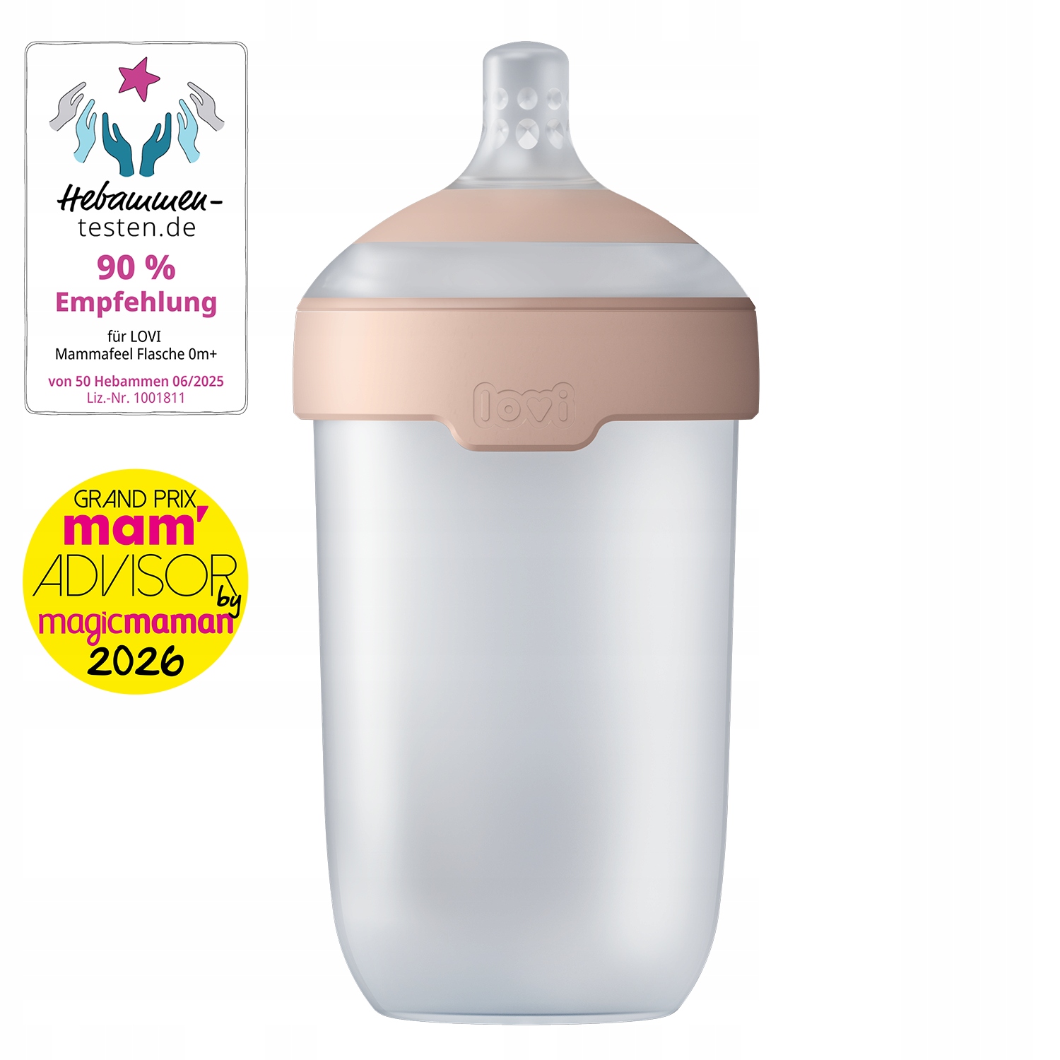 Lovi Mammafeel butelka kūdikiui 250 ml 2 vnt