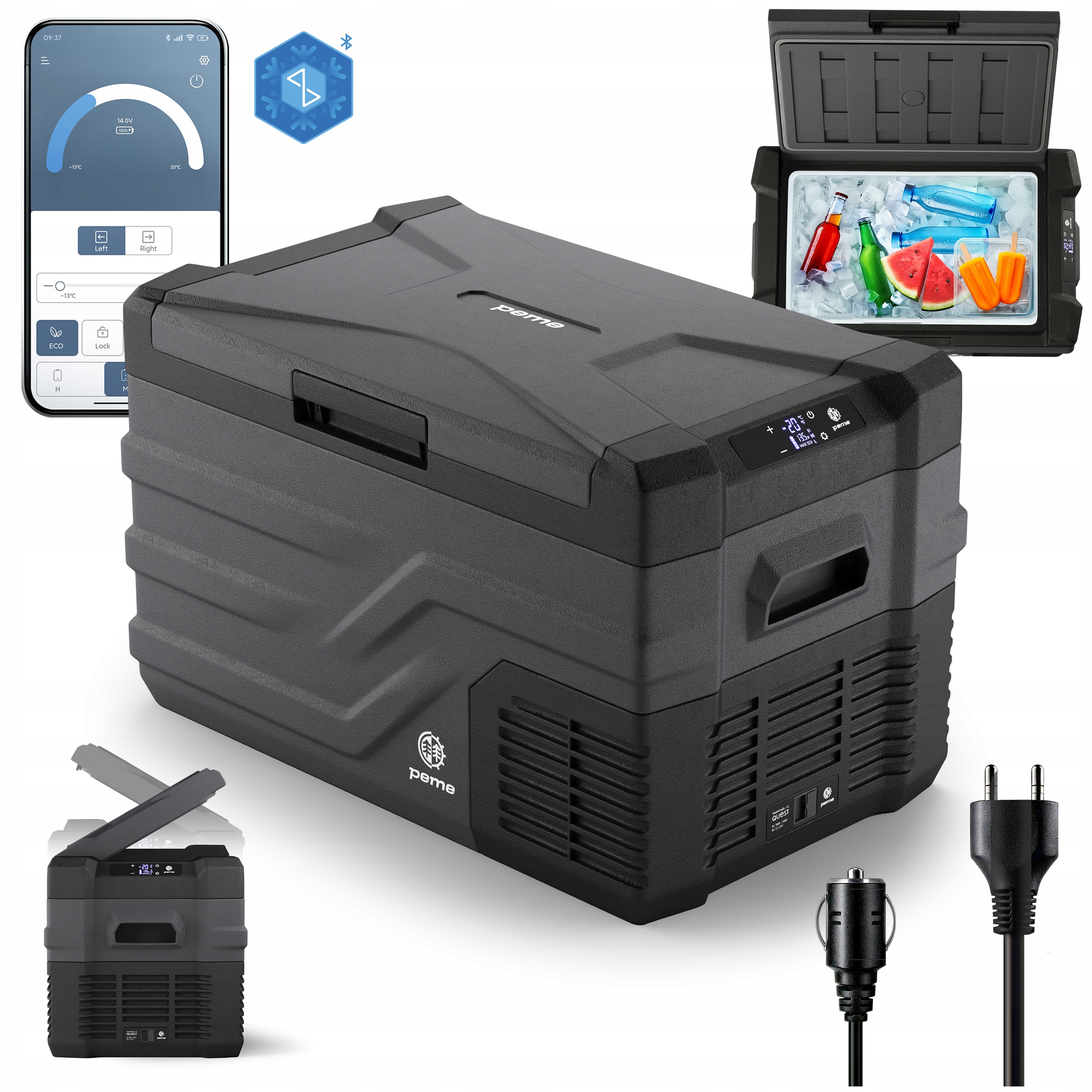 Peme Quest 30 elektrinis kelioninis šaldytuvas 20-30 l -20 °C ECO režimas