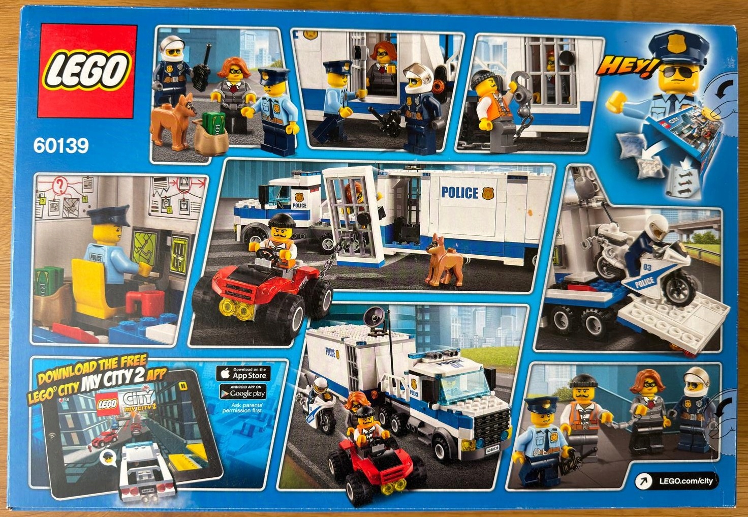 Lego City komplektas 60139