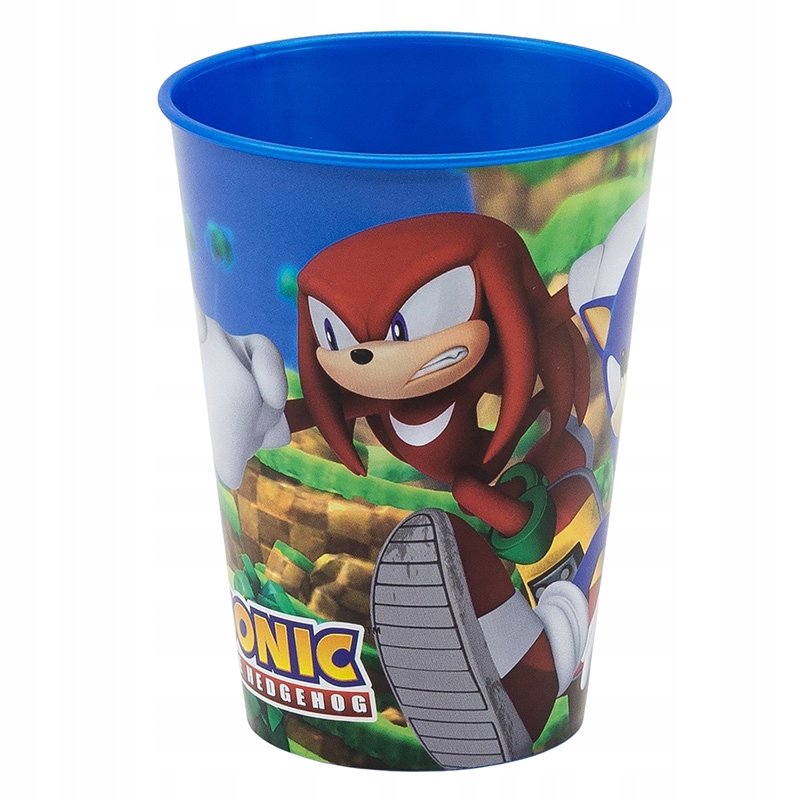 Sonic geriamasis puodelis 260ml vaikams, mėlynas, daugiafunkcis