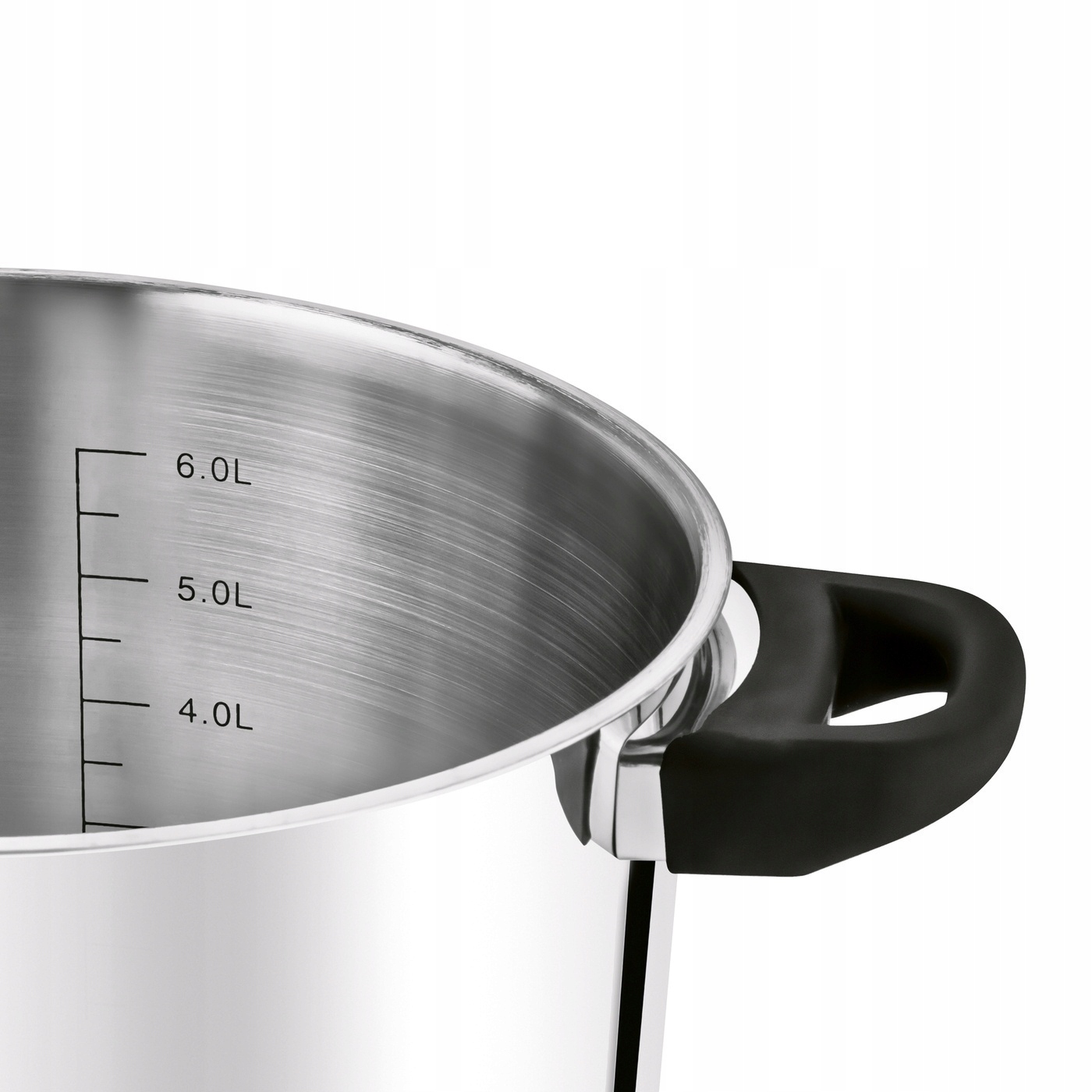 PUODAS Indukcinis AUKŠTAS Plienas DIDELIS su dangčiu Starke Pro Sante 6,5L 22cm