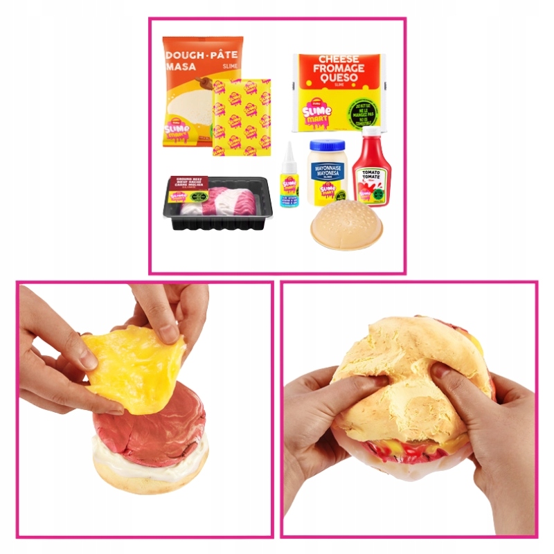 ZURU slime mart S1 burger masa plastyczna DIY