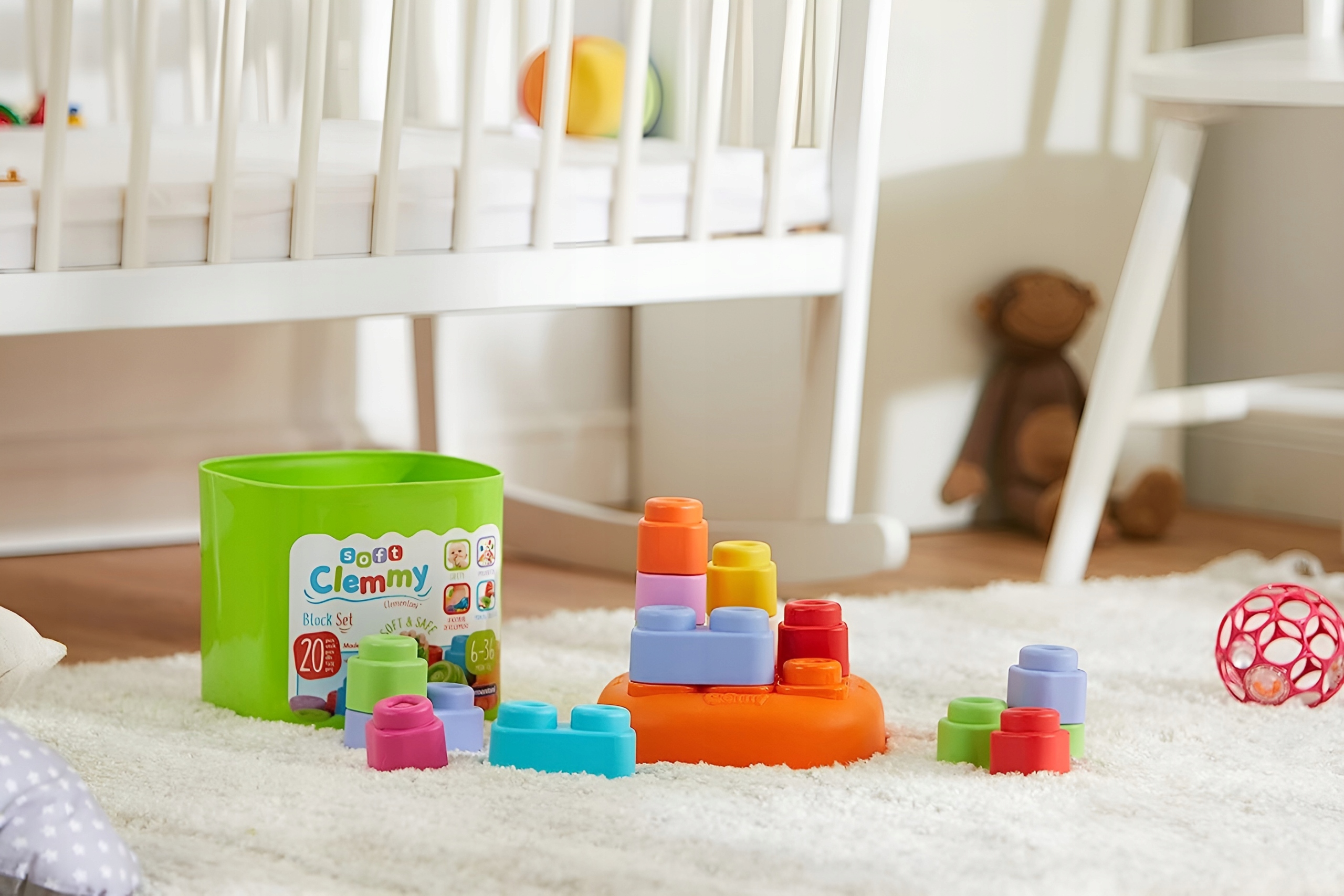 Clementoni Soft Clemmy minkšti klockai