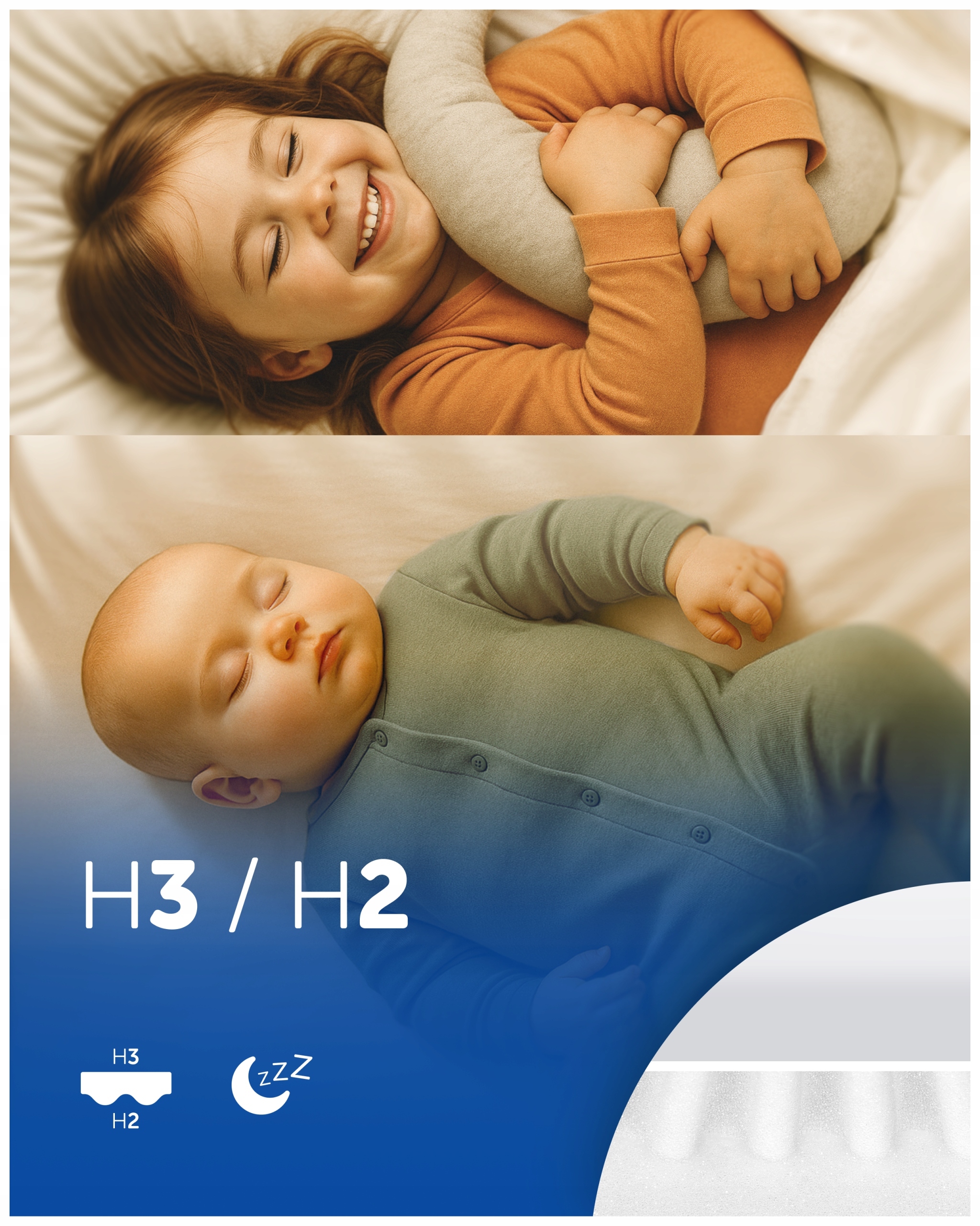 Čiužinys 120x60 turistinės lovelės, suderinamos su Kinderkraft Joy 60x120