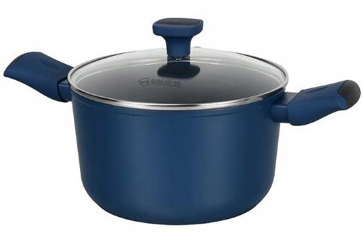 AUKŠTAS PUODAS 22cm 4,2l BALTIC GALICJA NONLIPE INDUKCIJA su dangčiu