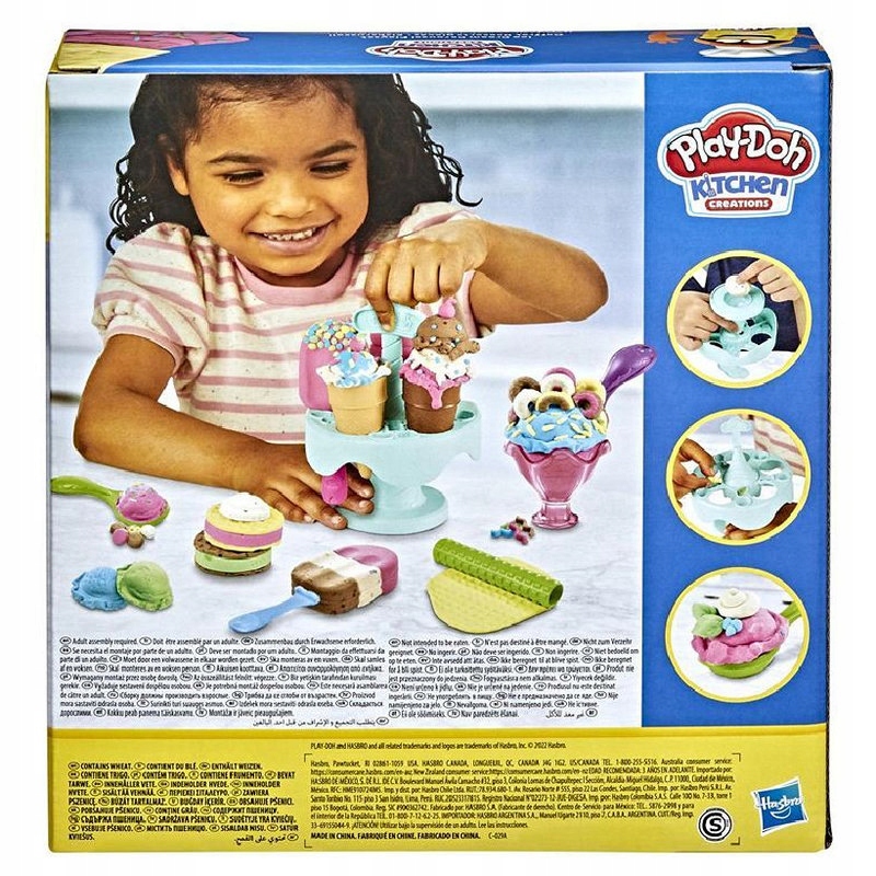 PLAY-DOH CASTRY RINKINYS LEDAI LEDAI PLAY PASTE VAMZTELIŲ PRIEDAI