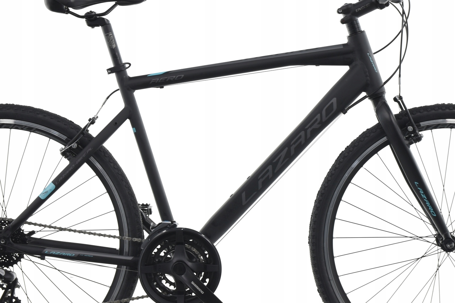 LAZARO AERO V1 FITNES GRAVEL 28 SOLID SHIMANO VIRŠKAS DVIRAČIO