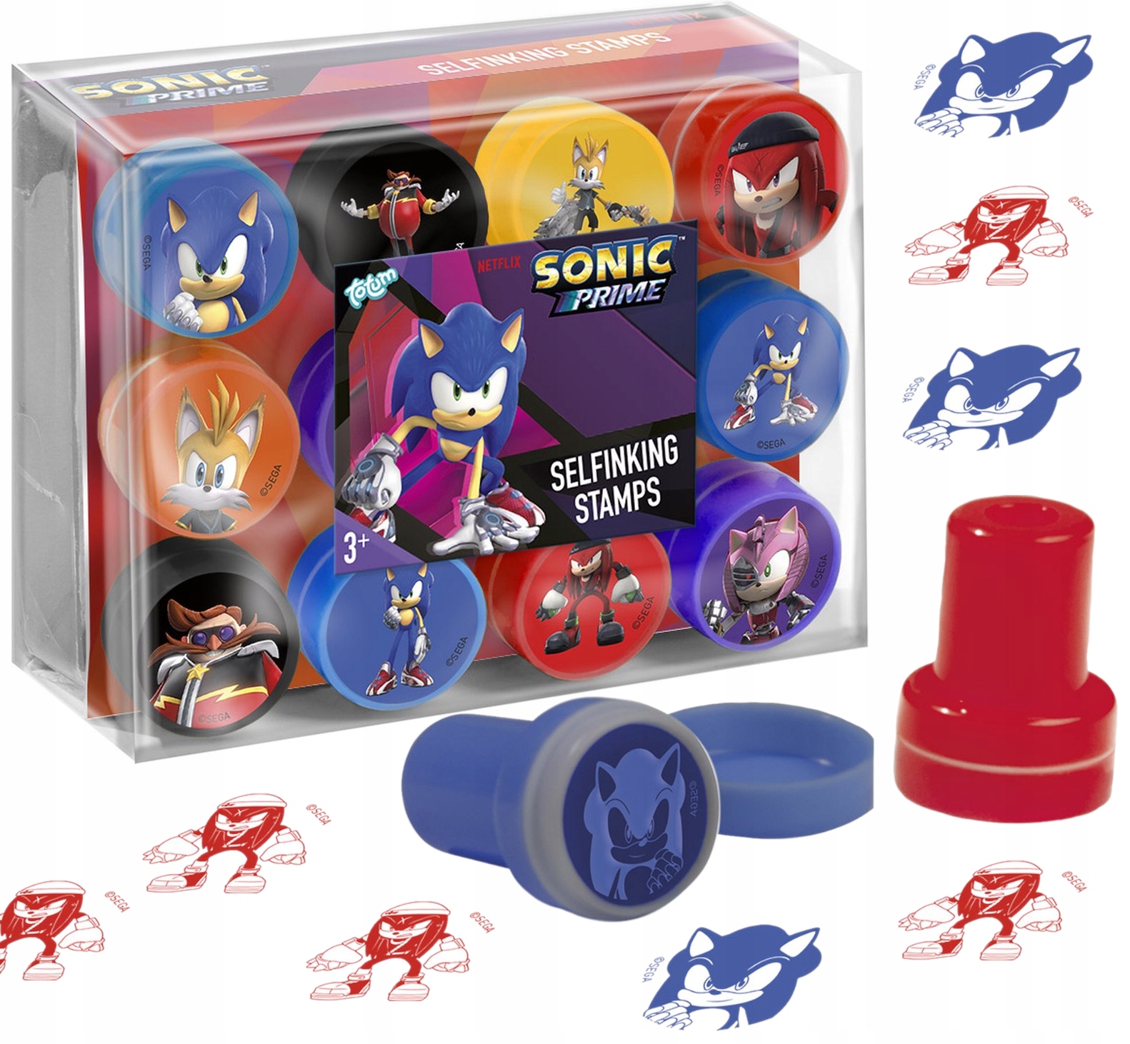 Totum Sonic Prime 12 spaudų rinkinys vaikams