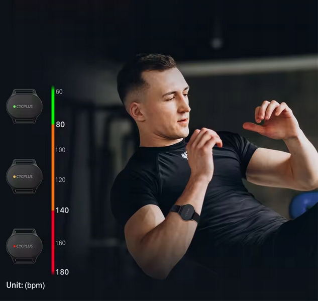Cycplus H1 dėl širdies ritmo juosta pulsometras