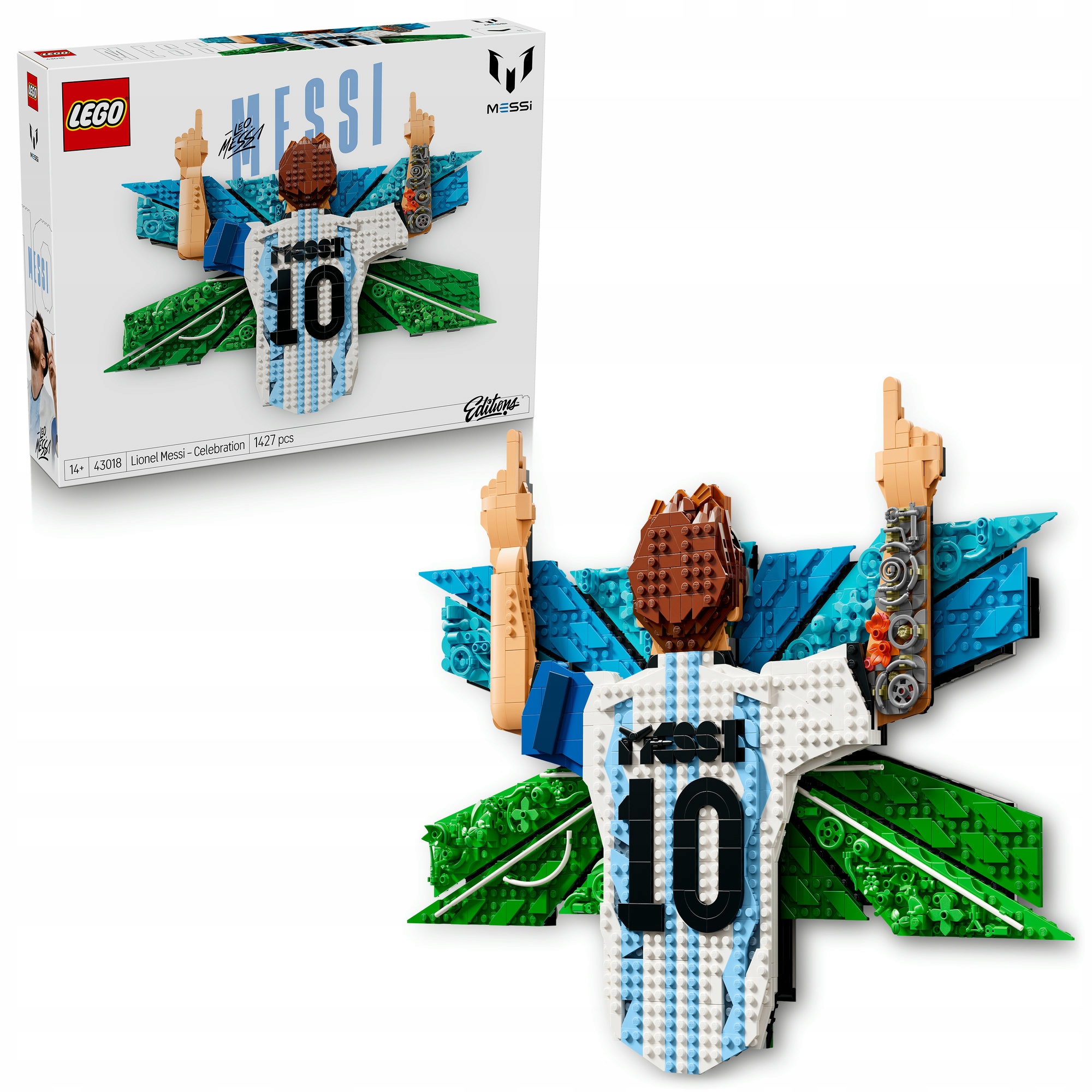 LEGO Editions futbolo 43018 Lionelio Messi šventė