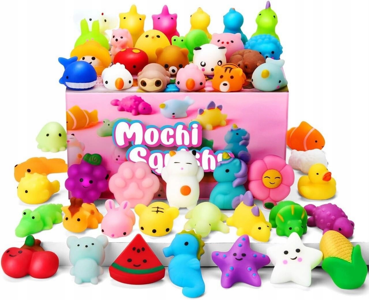 Gniotek antystresowy Squishy Mochi zwierzęta 25 szt