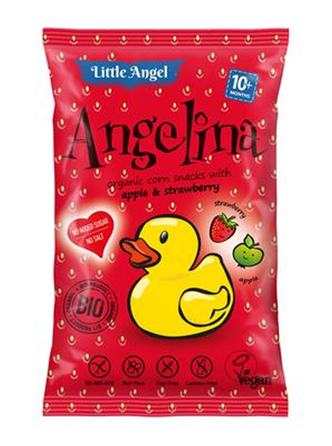 Little Angel traškios kukurūzų batonėliai 10x30 g, nuo 7 mėn.