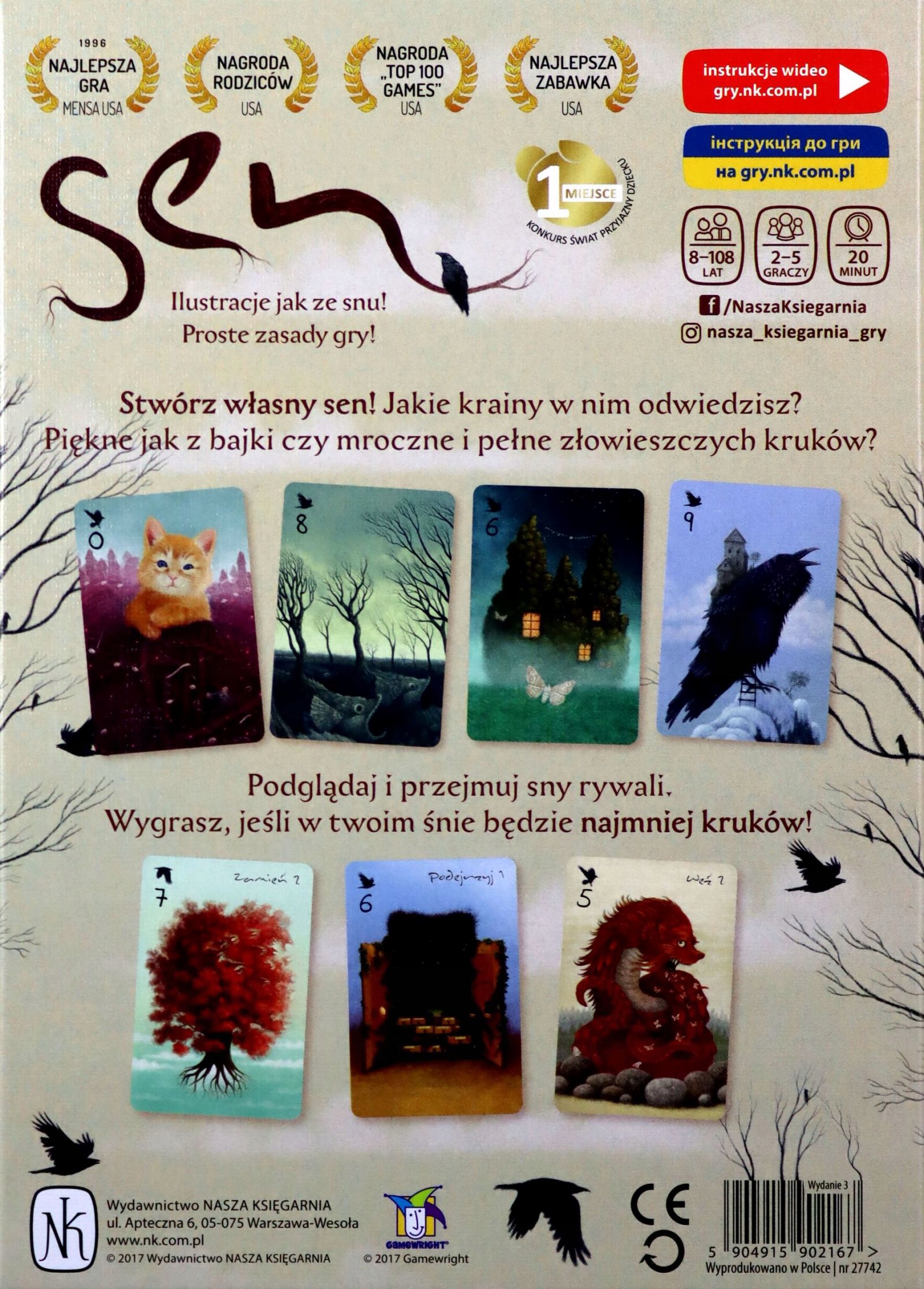 Svajonių kortų žaidimas Kuriame Dreams Land 8+ Mūsų knygynas