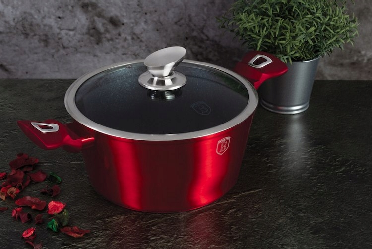 BH-1256N - Granito puodas 20 cm Berlinger Haus Burgundy Line