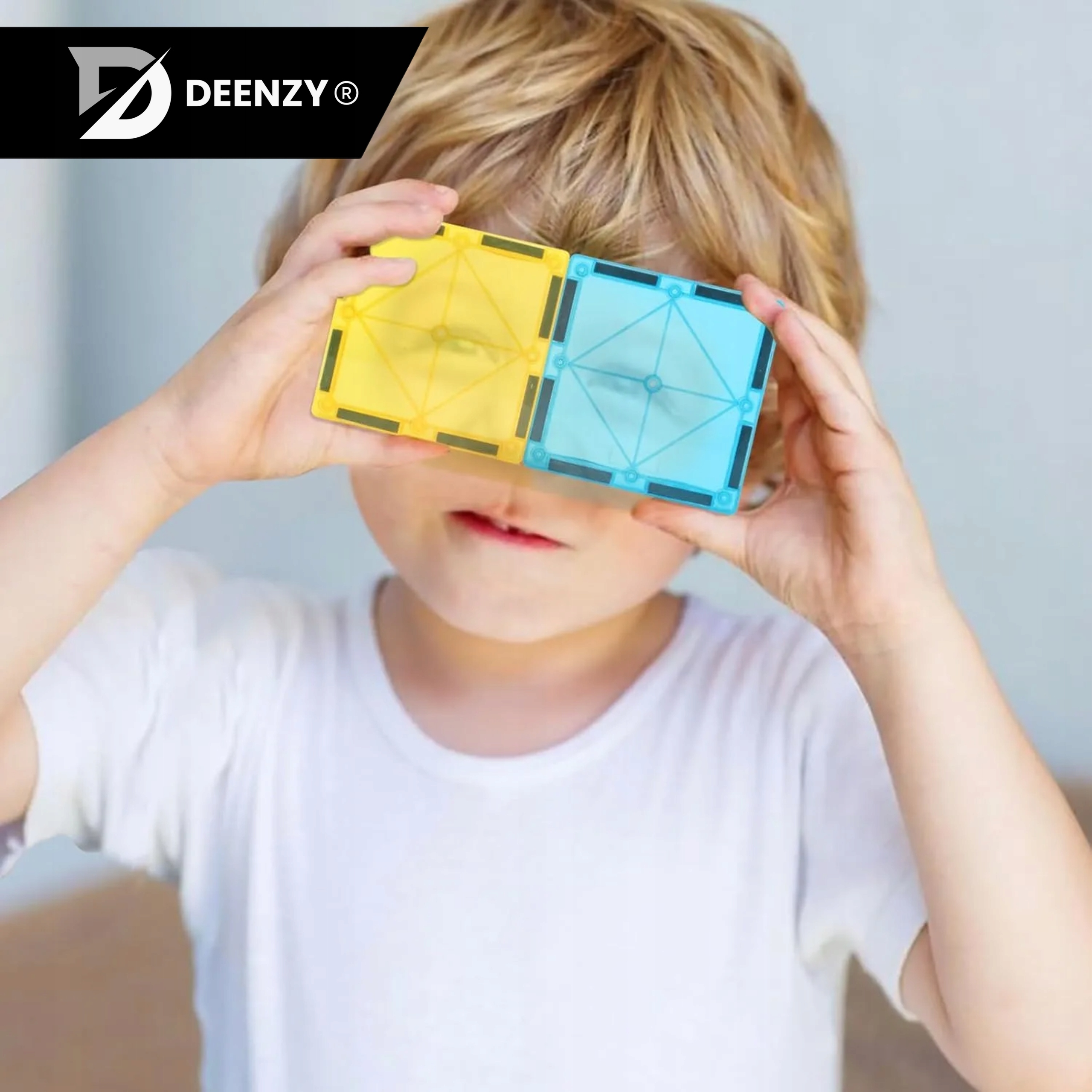 Deenzy magnetiniai XXL kaladėliai 109 el. su krepšiu