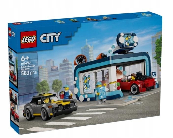 LEGO City automatis automobilių plovykla 60497