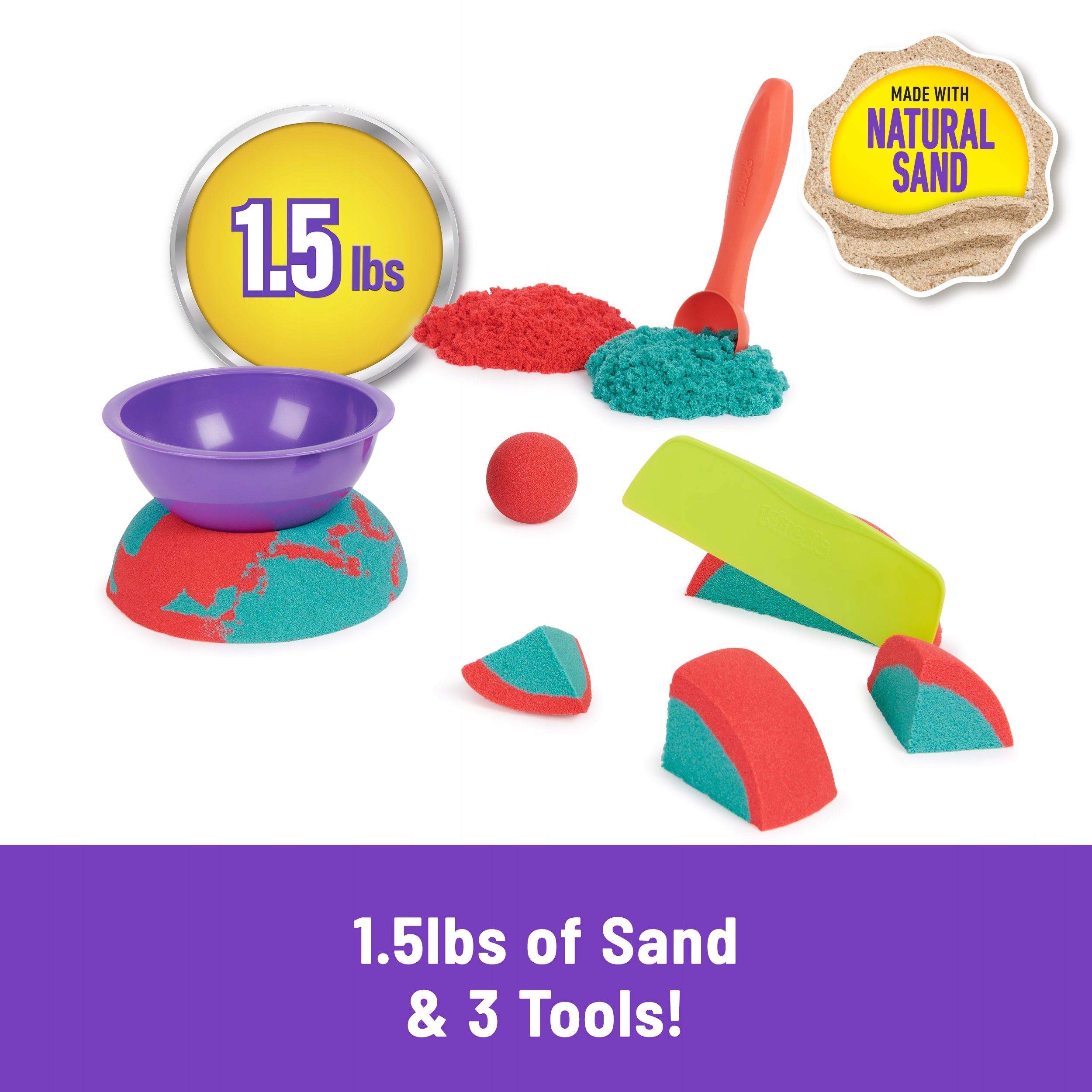 Spin Master Kinetic Sand 680 g z formą