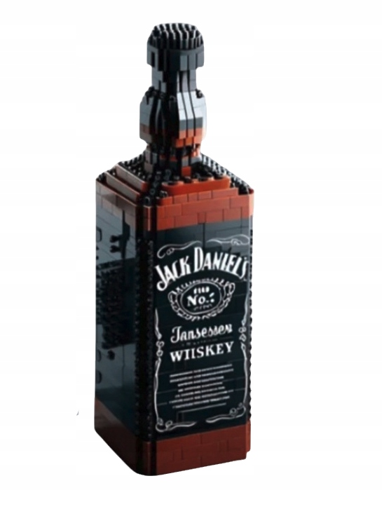 3D BLOKELIAI SUAUGUSIEMS Jack Daniels BUTELIŲ KOLEKTORIAUS DEKORAVIMAS
