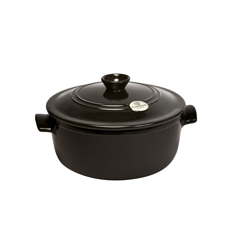 Emile Henry - 4L keraminis puodas - juodas EH794540