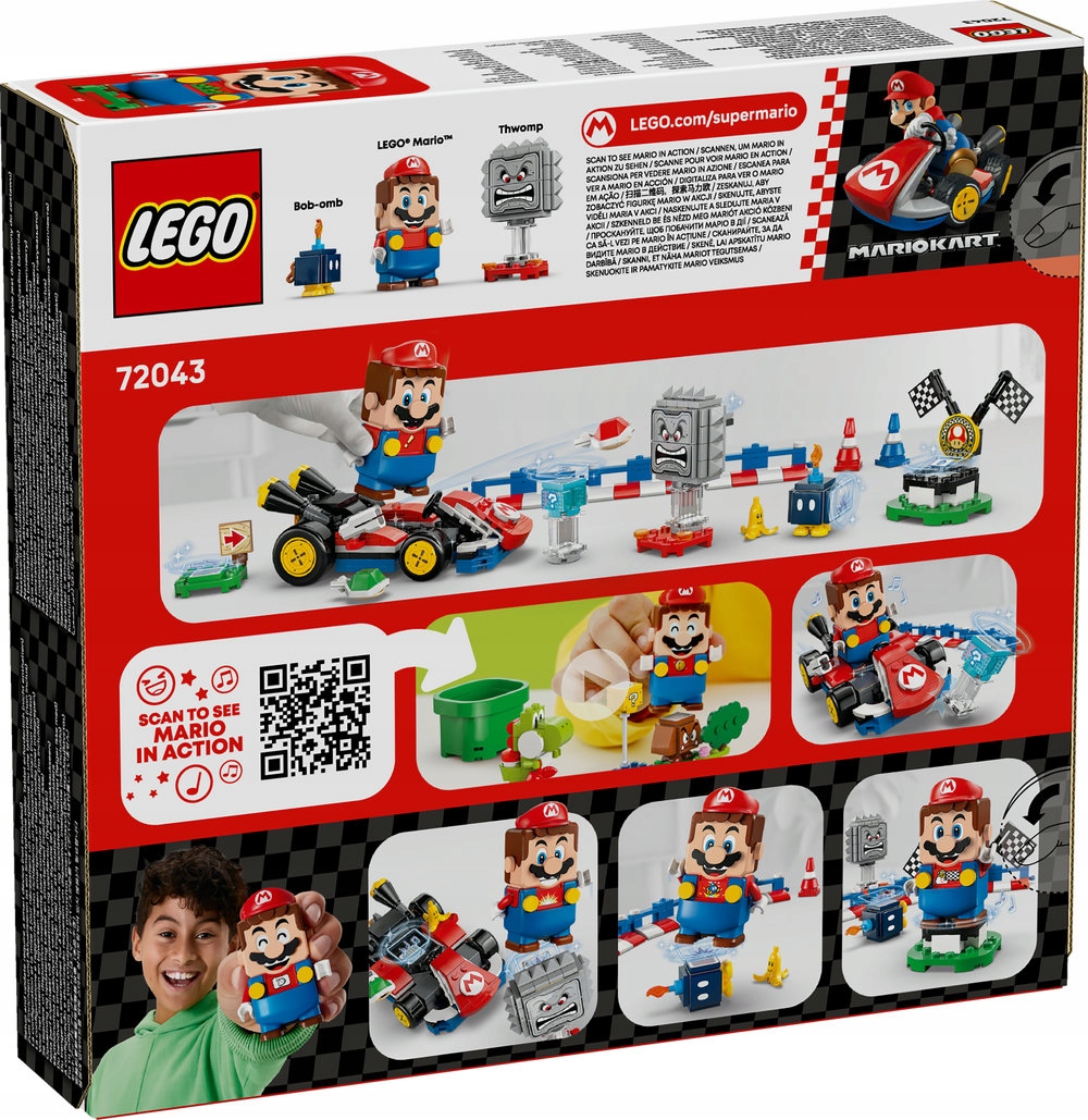 LEGO Super Mario 72043 interaktyvus karti