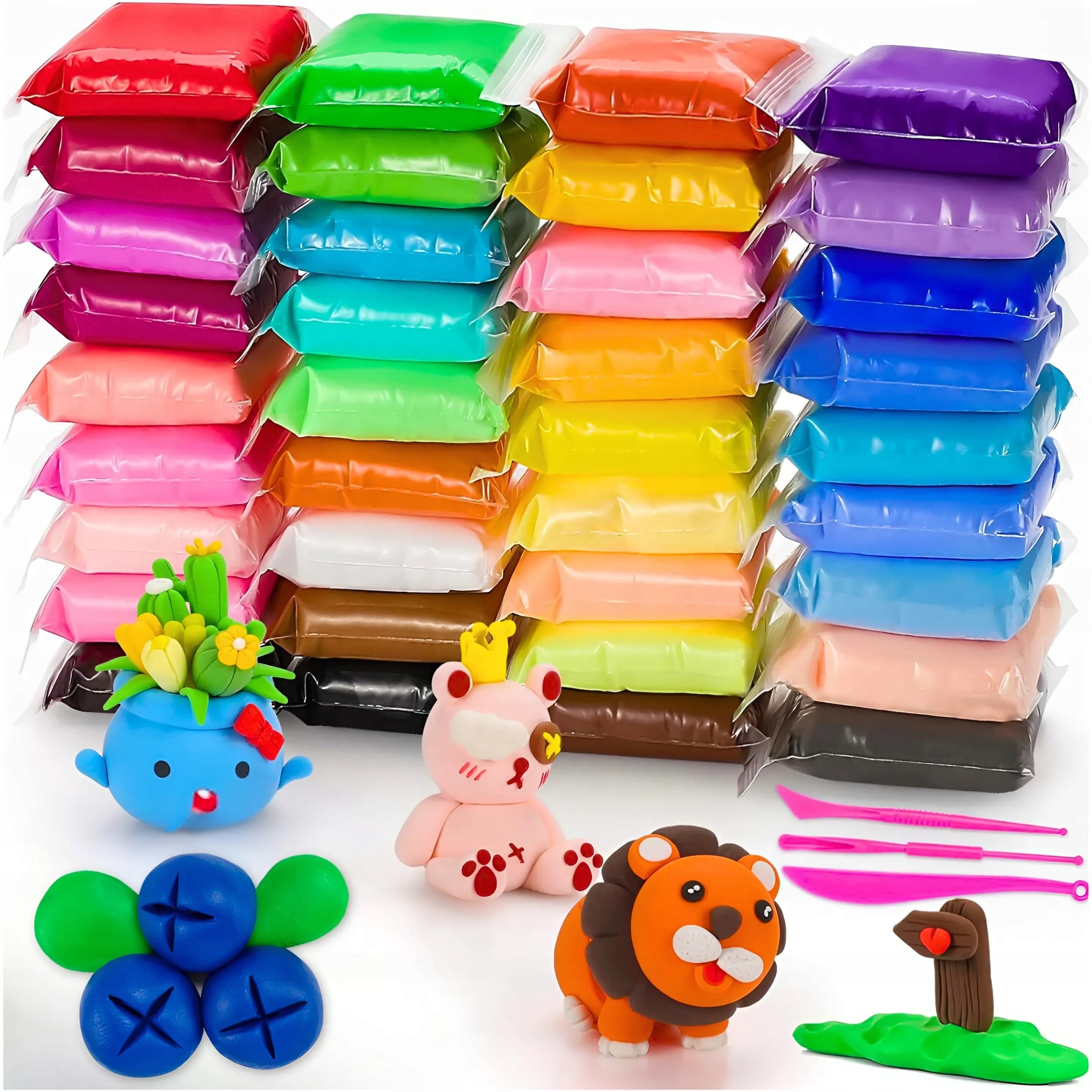 Kruzzel plastelina magiczna Senso 36 szt. dla dzieci