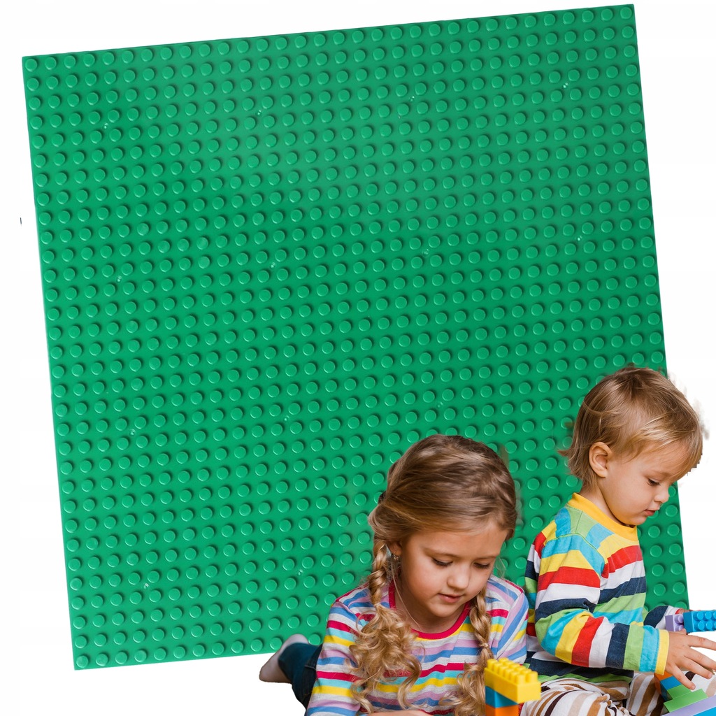 Pagrindo plokštė Konstrukciniai kaladėlės 32x32 žalia atitinka kitus vaikams