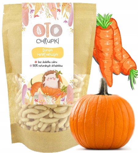 OTO NATURAL CRISPS Moliūgų Morkų BE CUKRAUS 25g Otolandia