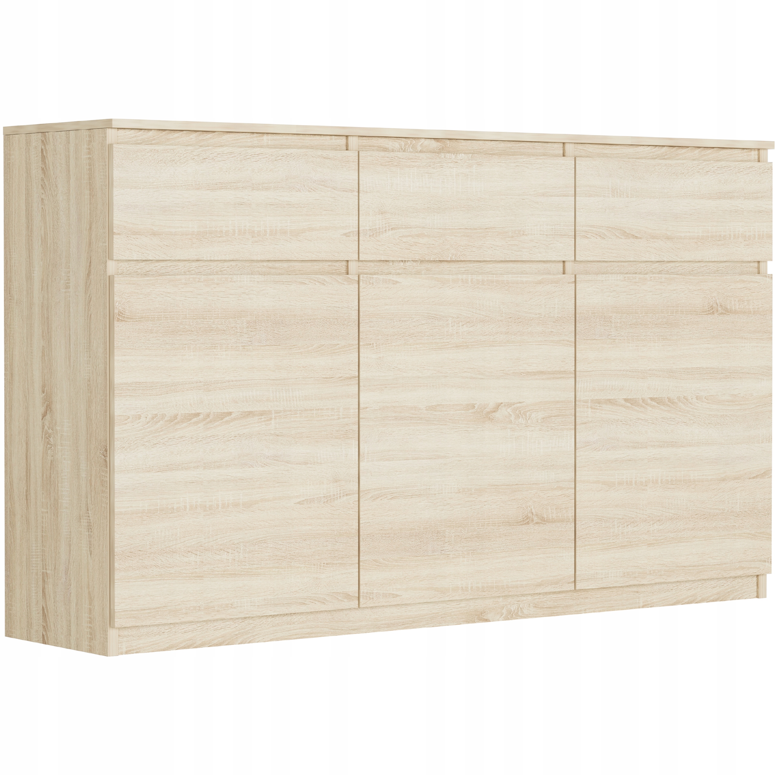 Framire komoda 98 cm 3 stalčiai sonoma spalva