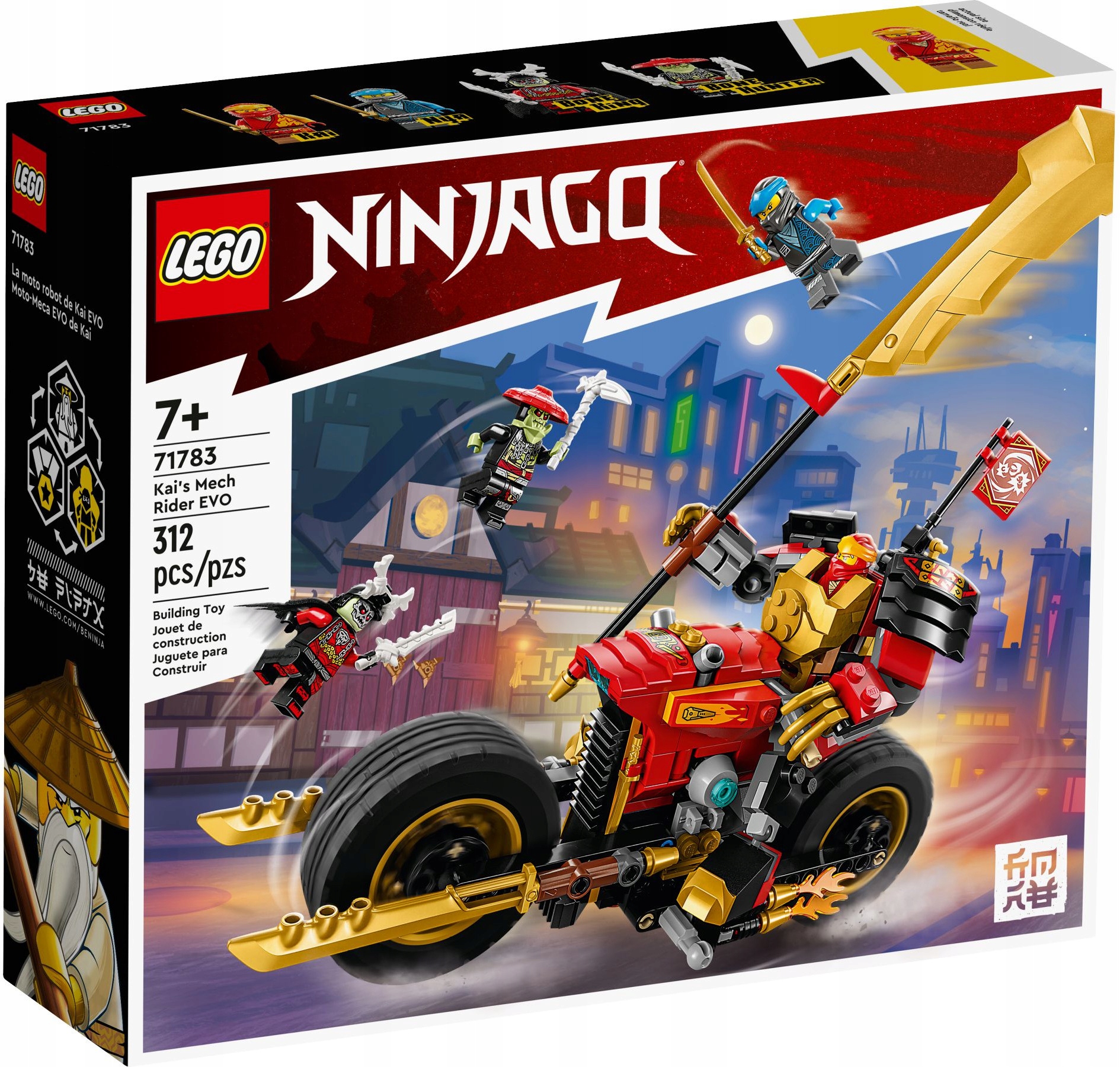 LEGO 71783 NINJAGO - KAIA EVO MECH RIDER