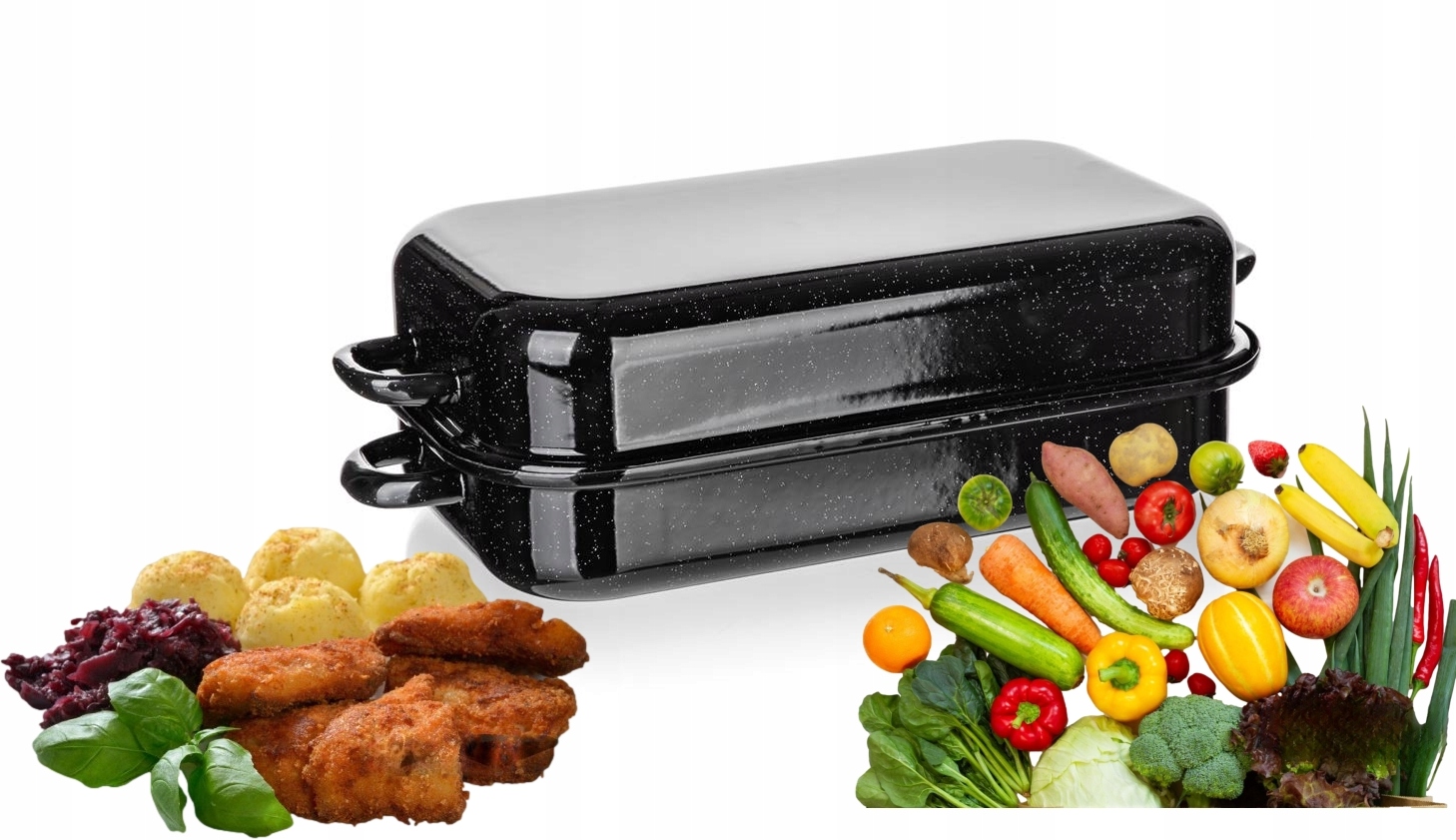 Banketinė CULINARIA emaliuota keptuvė 7,6 l