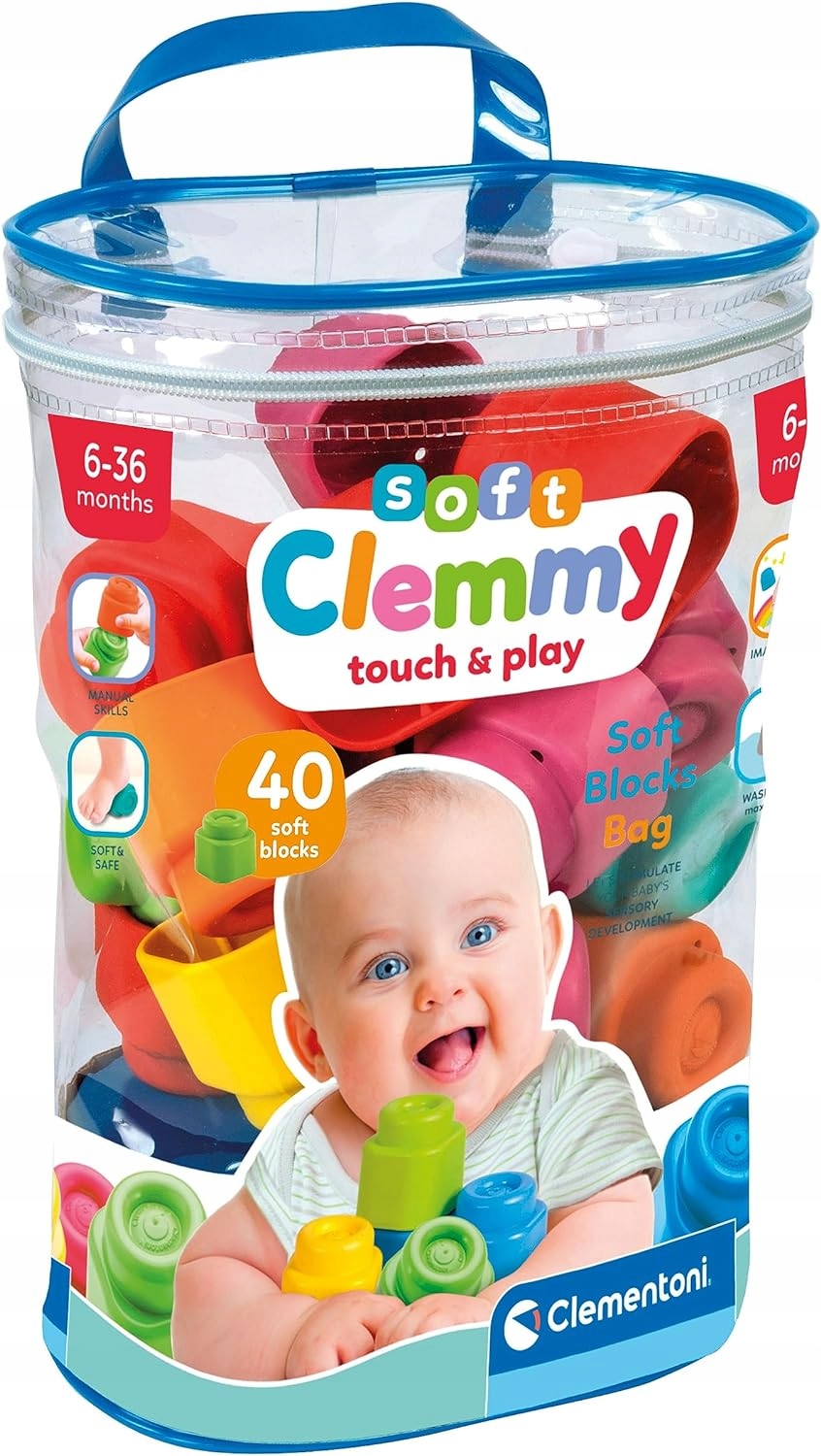 Clementoni Clemmy kūdikio 40 klocki