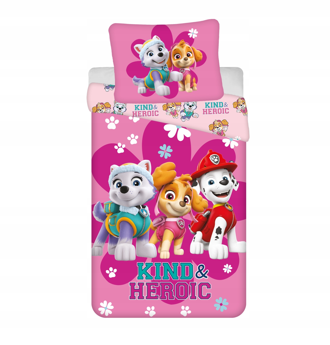 Jerry Fabrics Psi Patrol medvilninės paklodės 140x200