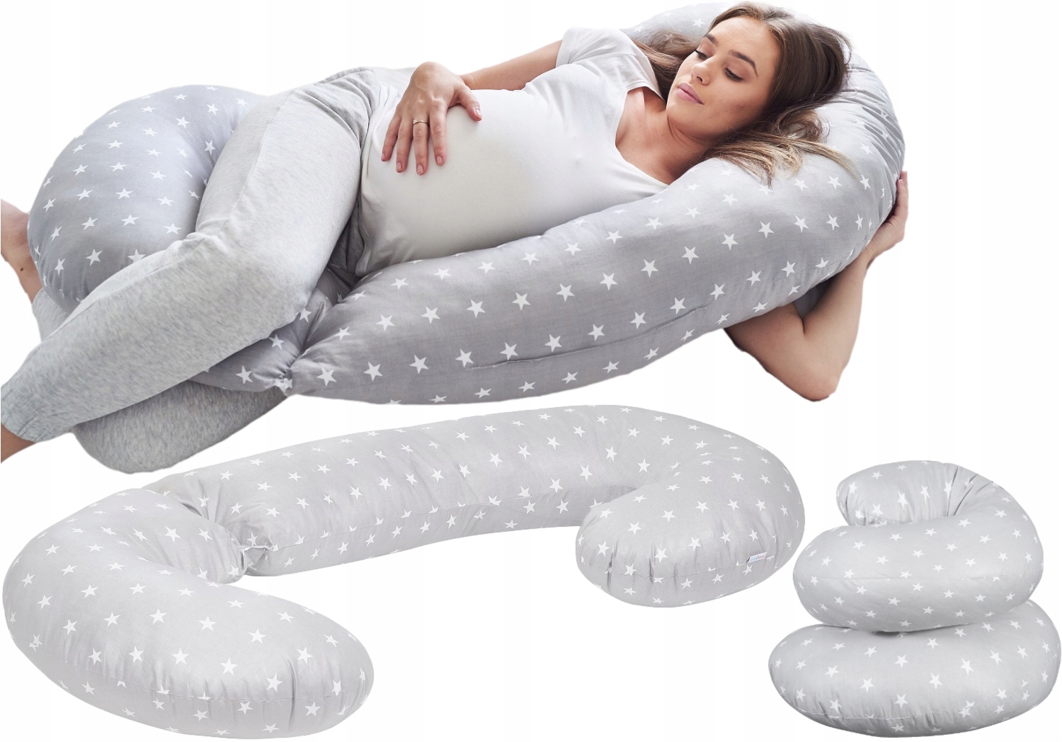 Babymam pagalvė nėščiajai C tipo rulonui