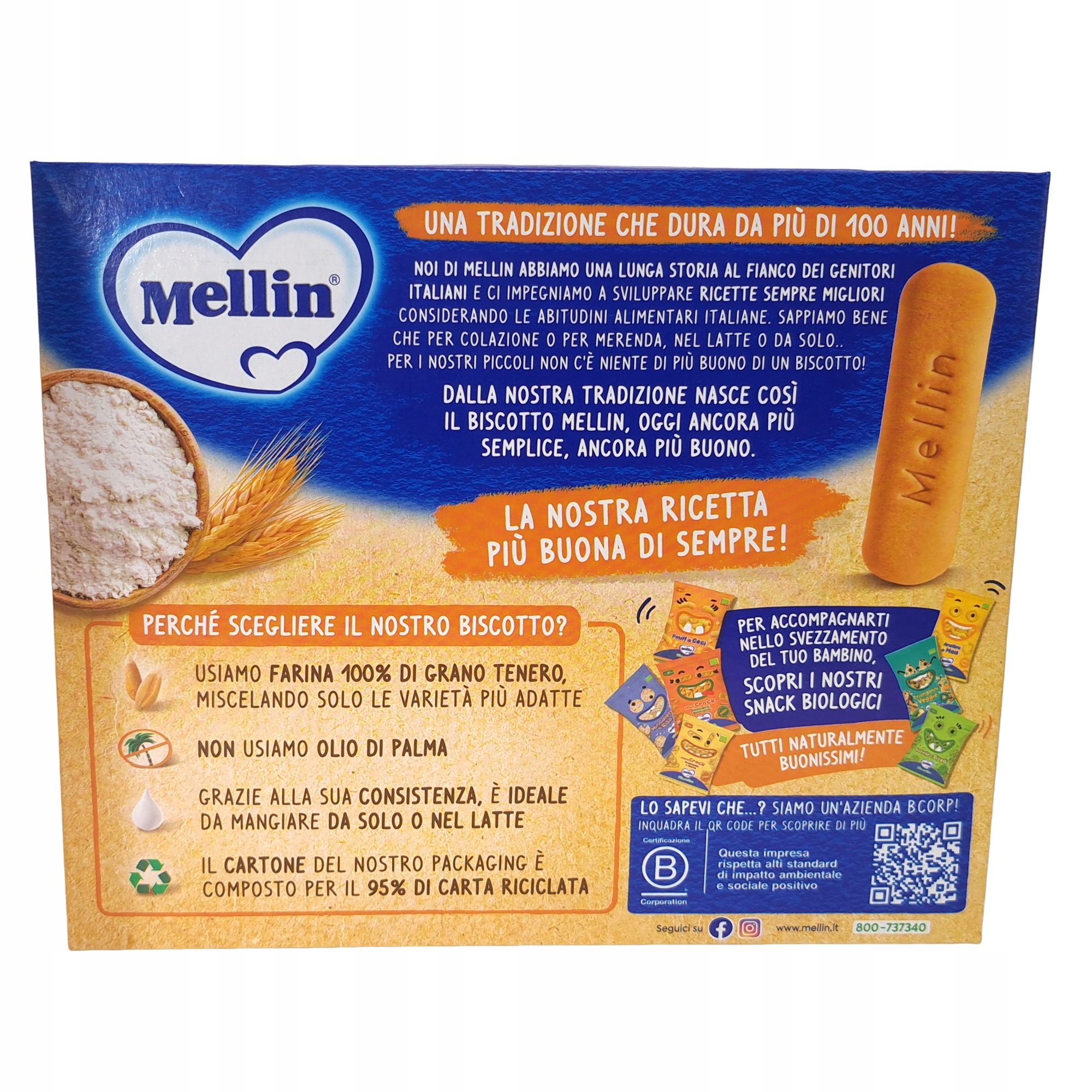 Mellin sausainiai vaikams nuo 6 mėnesių 360 g
