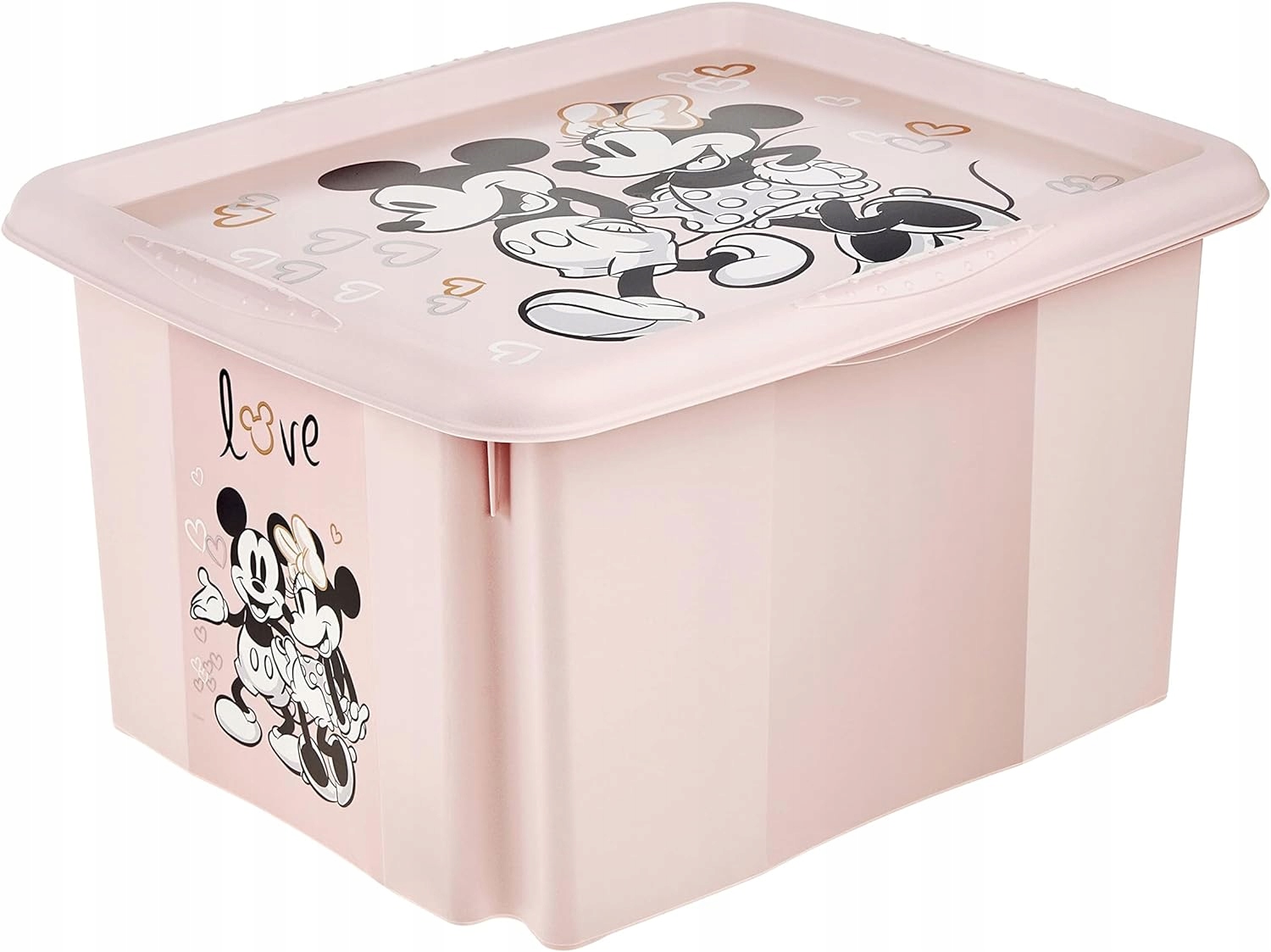 MICKEY MOUSE PLASTIKINIS TAKAS SU DANČIU ŽAISLŲ LAIKYMO DĖŽEČIUI 24 L
