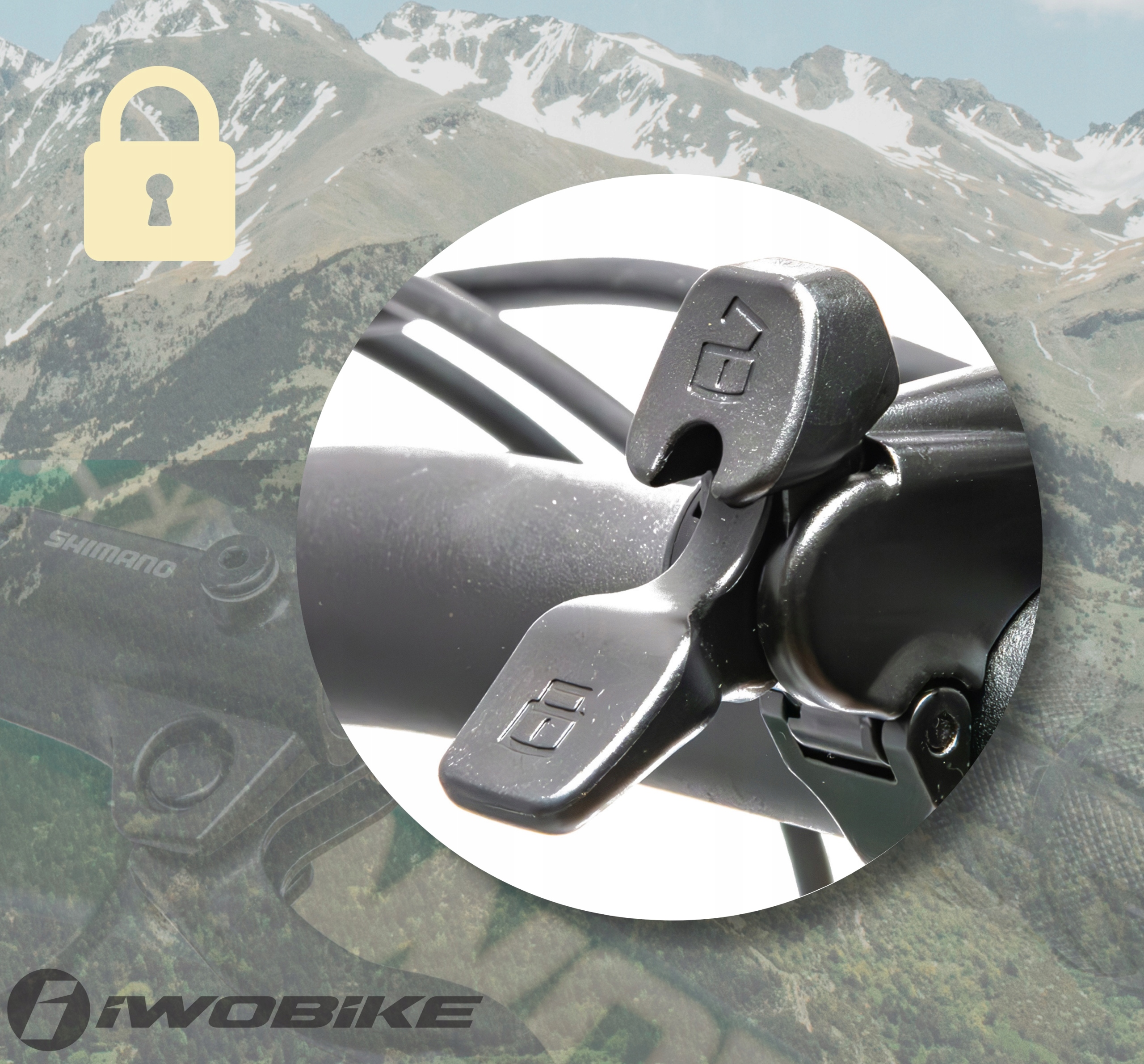 Vyriškas kalnų dviratis 29 aliuminis IWOBIKE Shimano Cues hidraulika, amortizacija