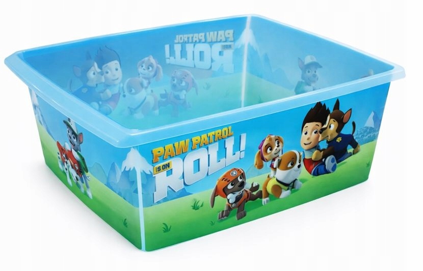 PAW PATROL BOX PLASTIKINIS TALPAS ŽAISLŲ LAIKYTOJAMS 10 litrų