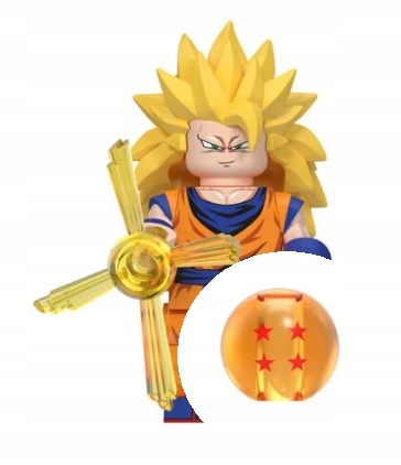 WM Son Goku SSJ3 Dragon Ball minifigūrėlė