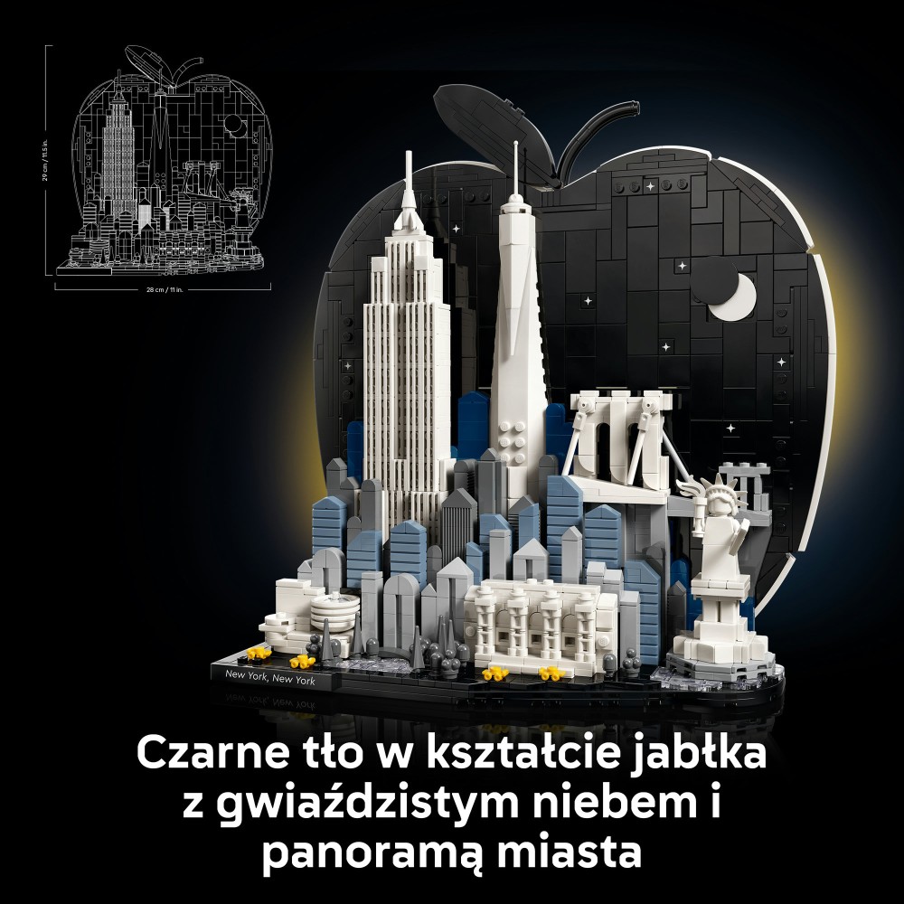 LEGO ARCHITEKTŪRA Niujorkas – Didysis obuolys 21066