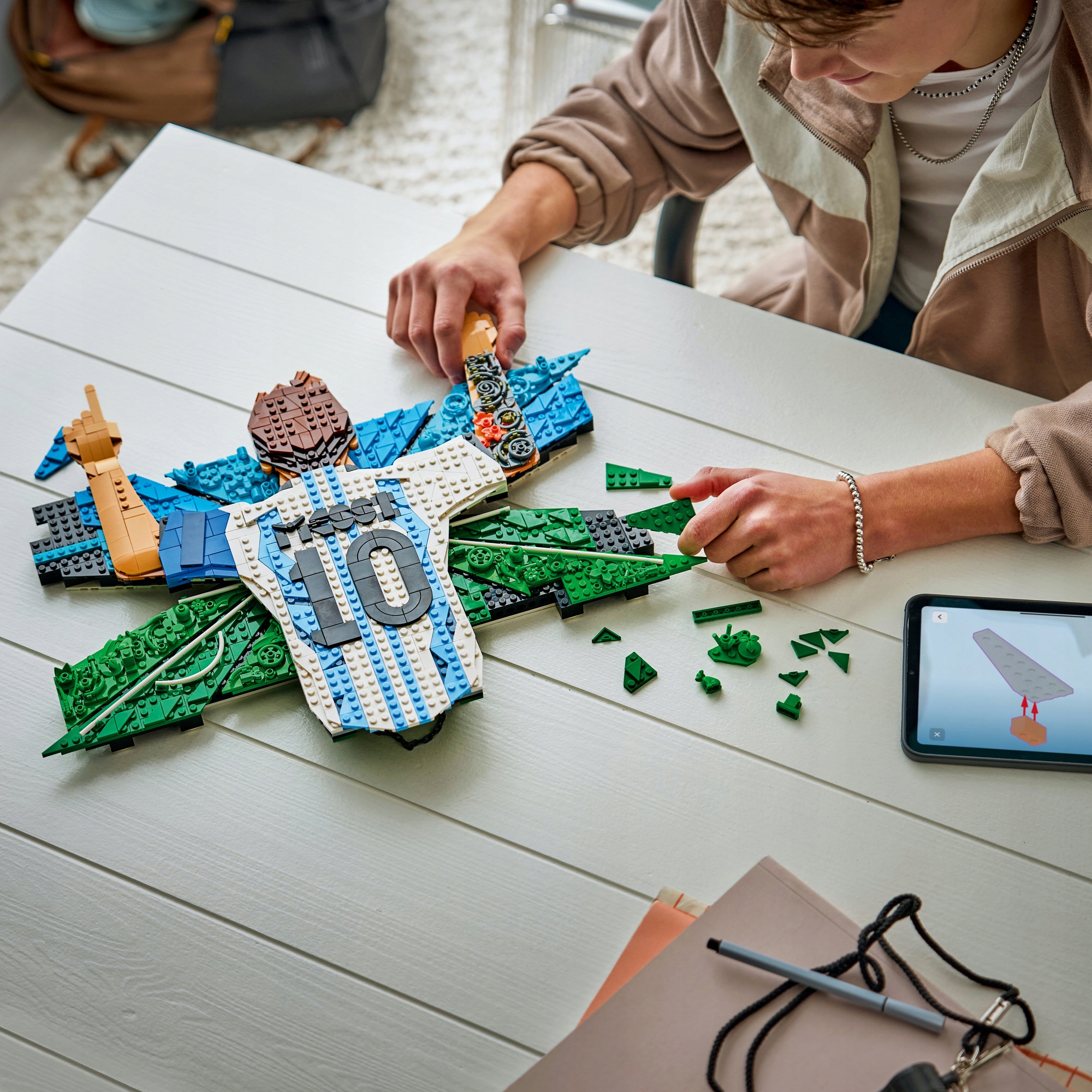 LEGO Editions futbolo 43018 Lionelio Messi šventė