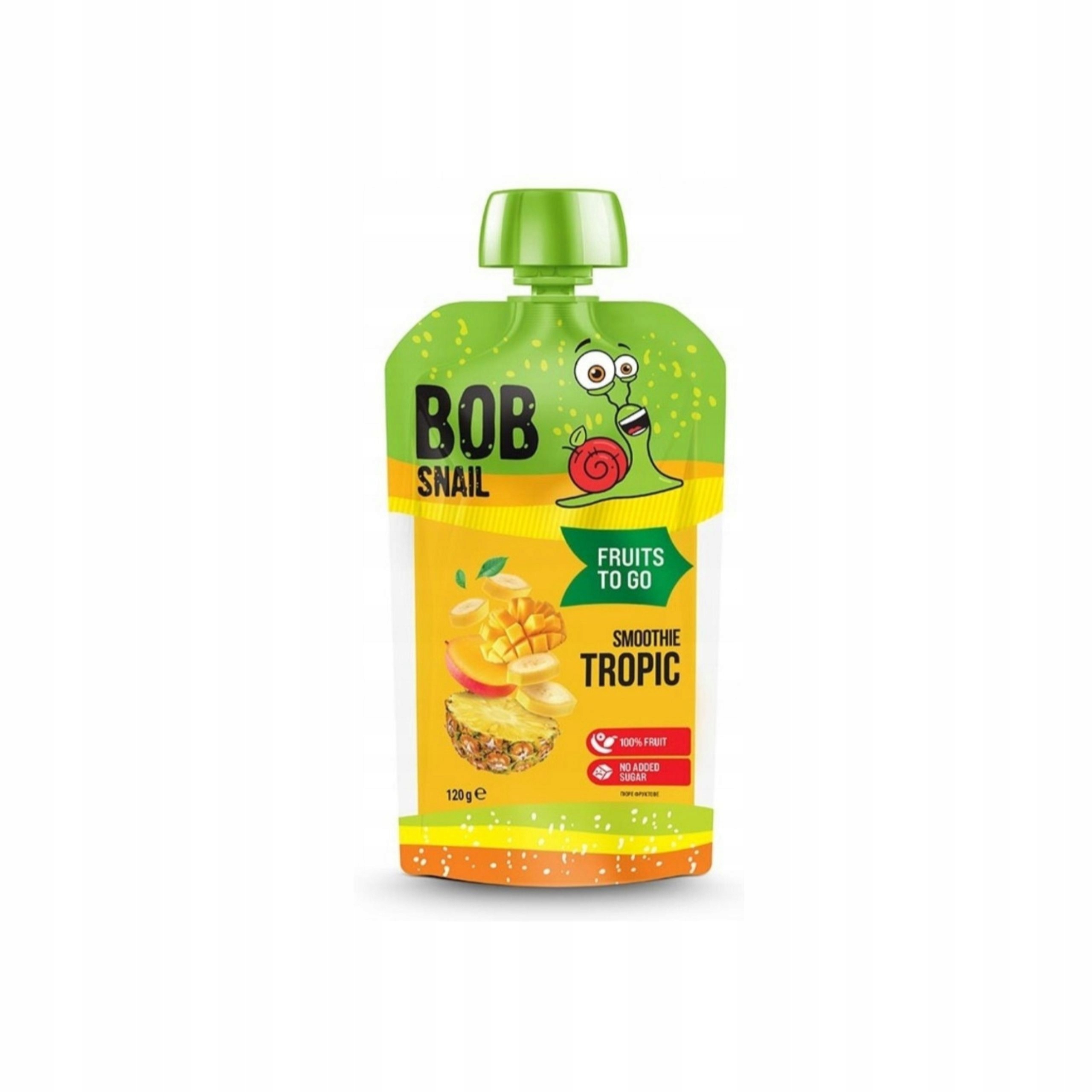 Bananų-ananasų-mango kokteilis BOB SRAIGĖ 1200g (10 x 120g) >>