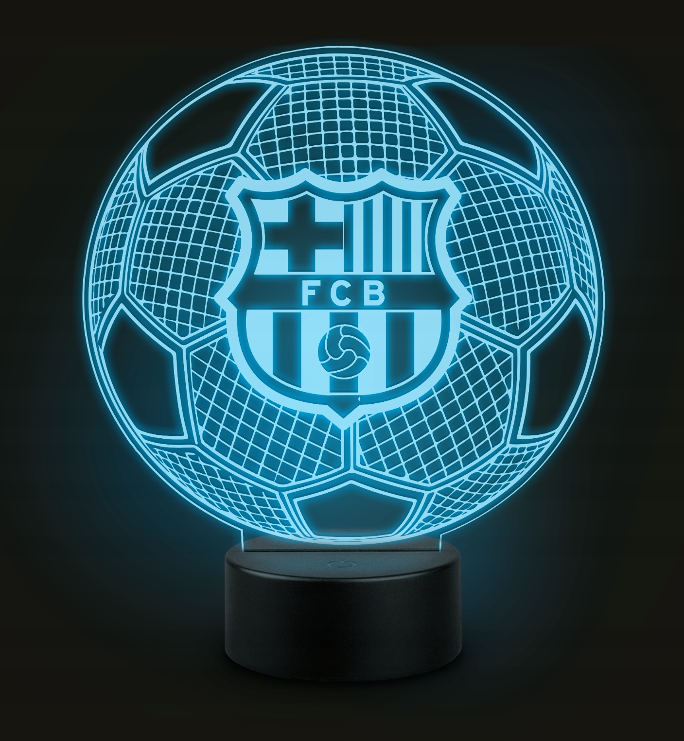 FC Barcelona LED naktinė lempa kaip dovana gerbėjui ar vaikui