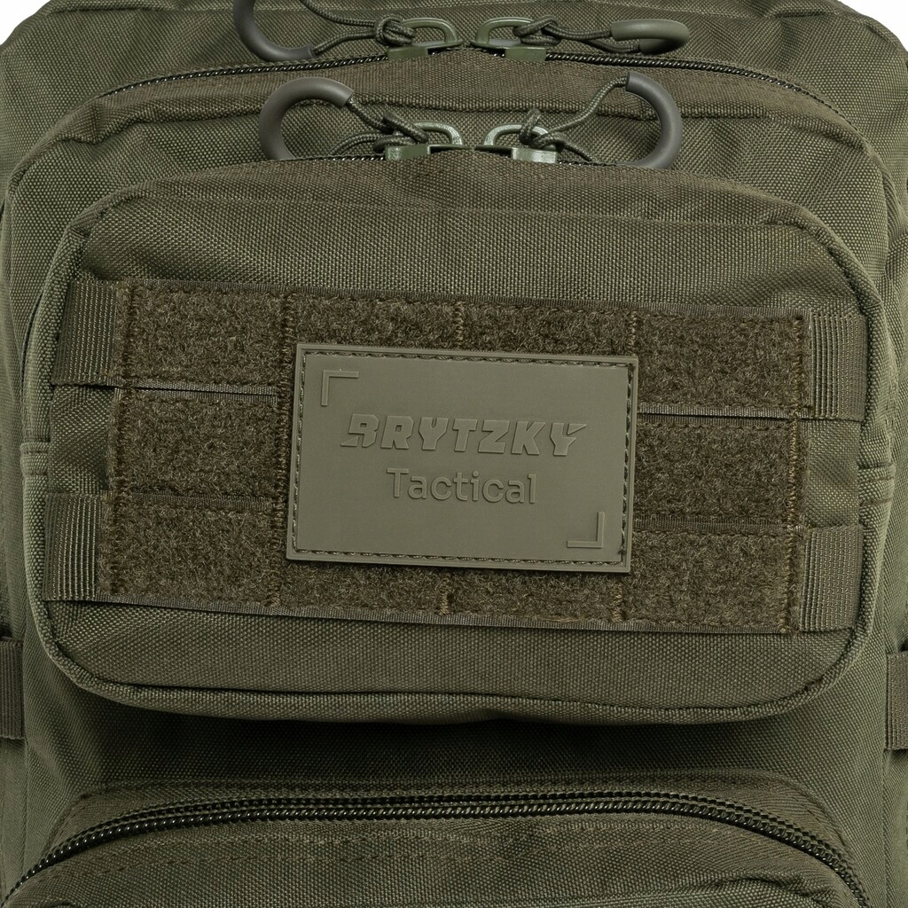 Brytzky Tactical Polygon Didelis 36L alyvuogių MOLLE žygio kuprinė