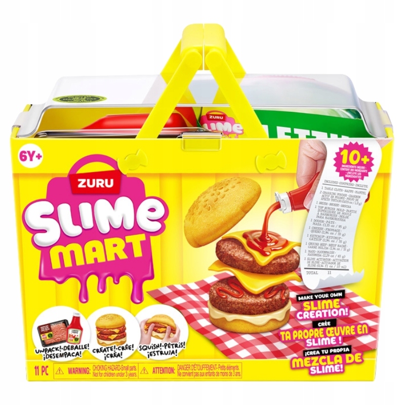 ZURU slime mart S1 burger masa plastyczna DIY