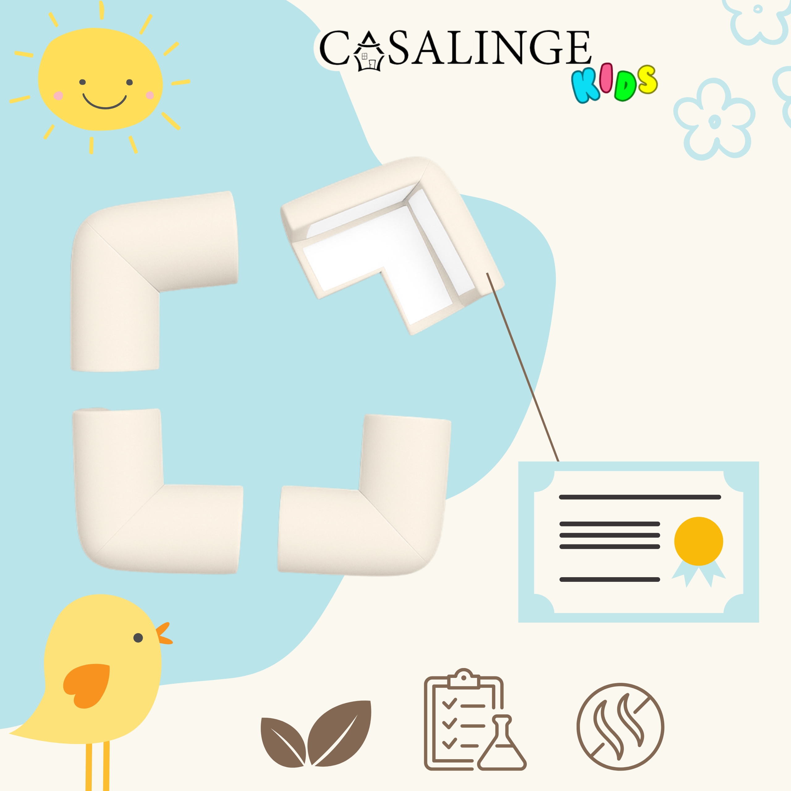 Casalinge sąvartymo apsaugos spintoms ir meblams